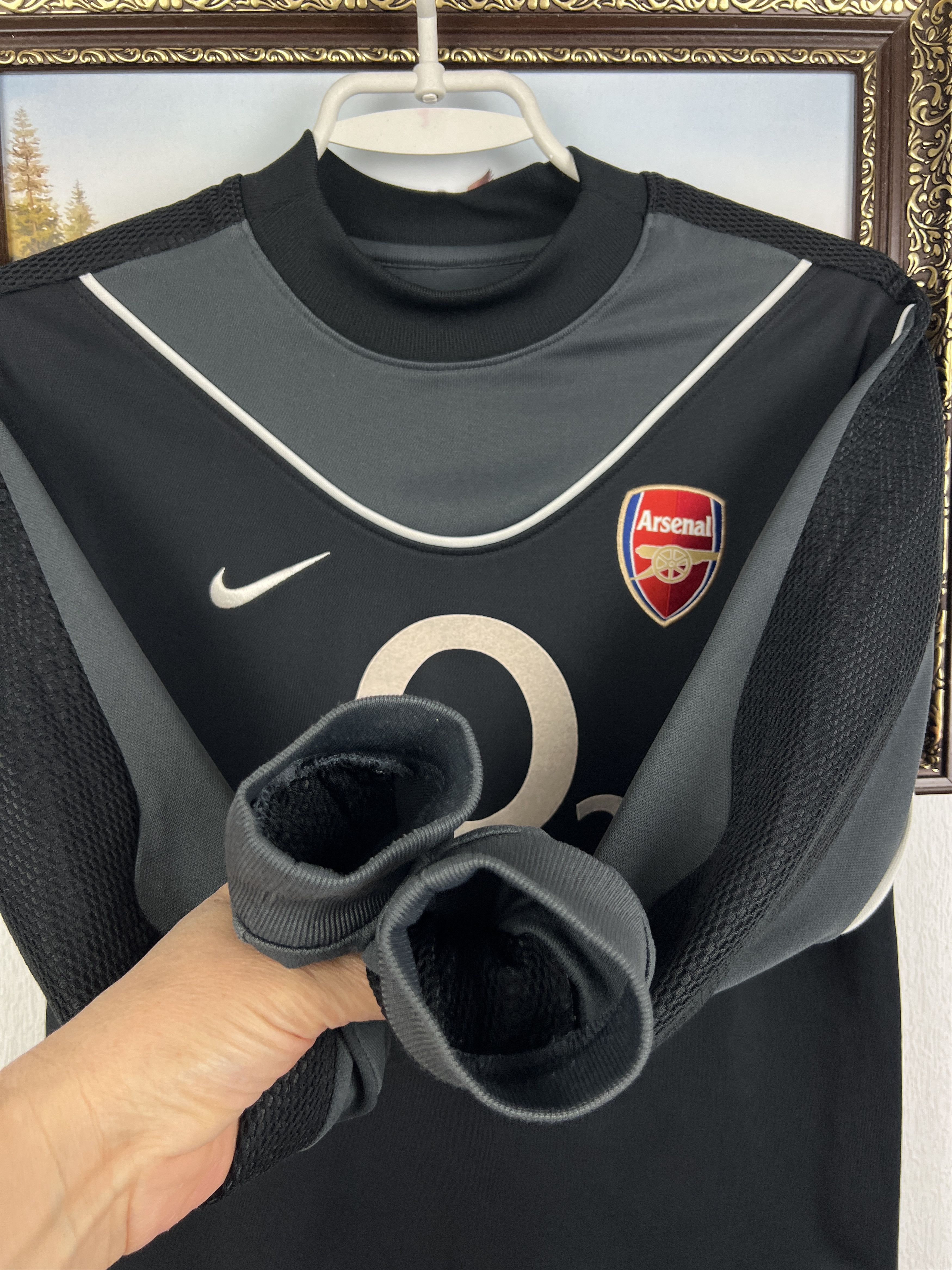 Nike Arsenal Goalkeeper shirt Soccer #1 Lehmann Jersey Sz Boys M Size US XXS / EU 40 - 6 Thumbnail