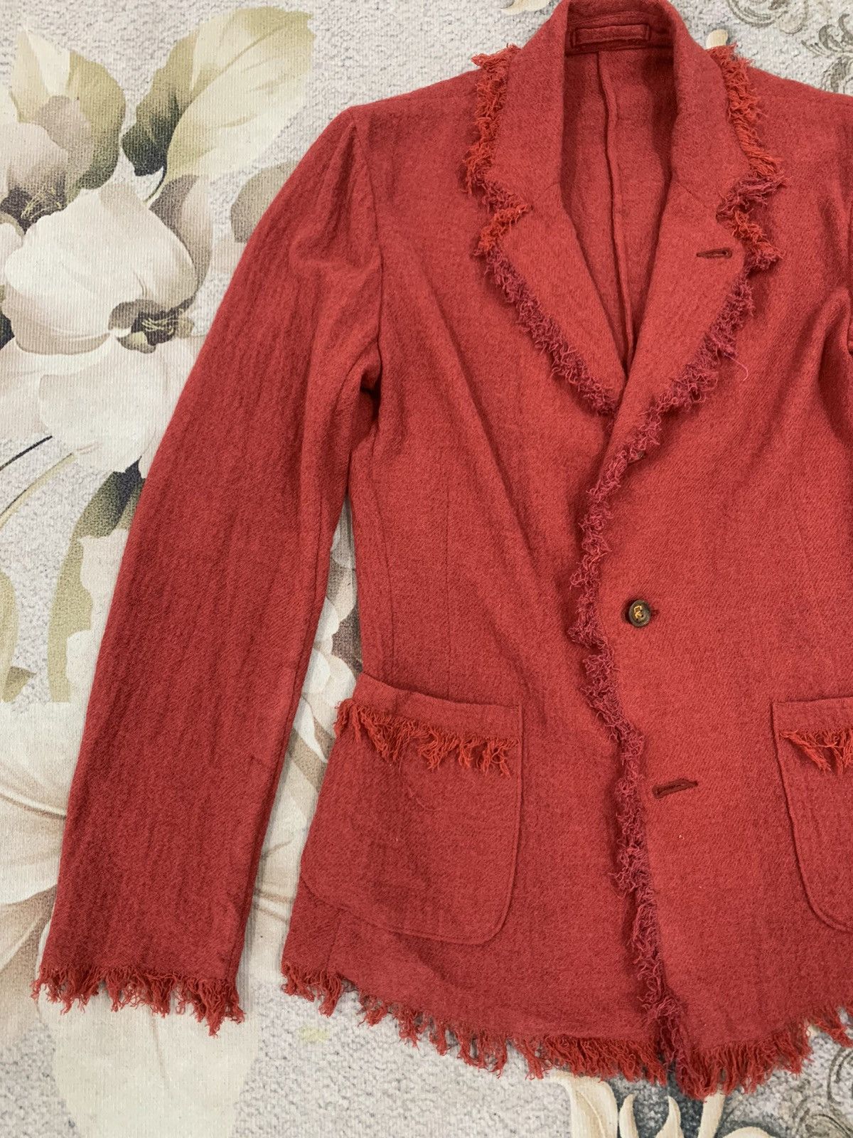45rpm R by 45Rpm Rare Hairy Style Wool Jacket Made in Japan Size US S / EU 44-46 / 1 - 6 Thumbnail