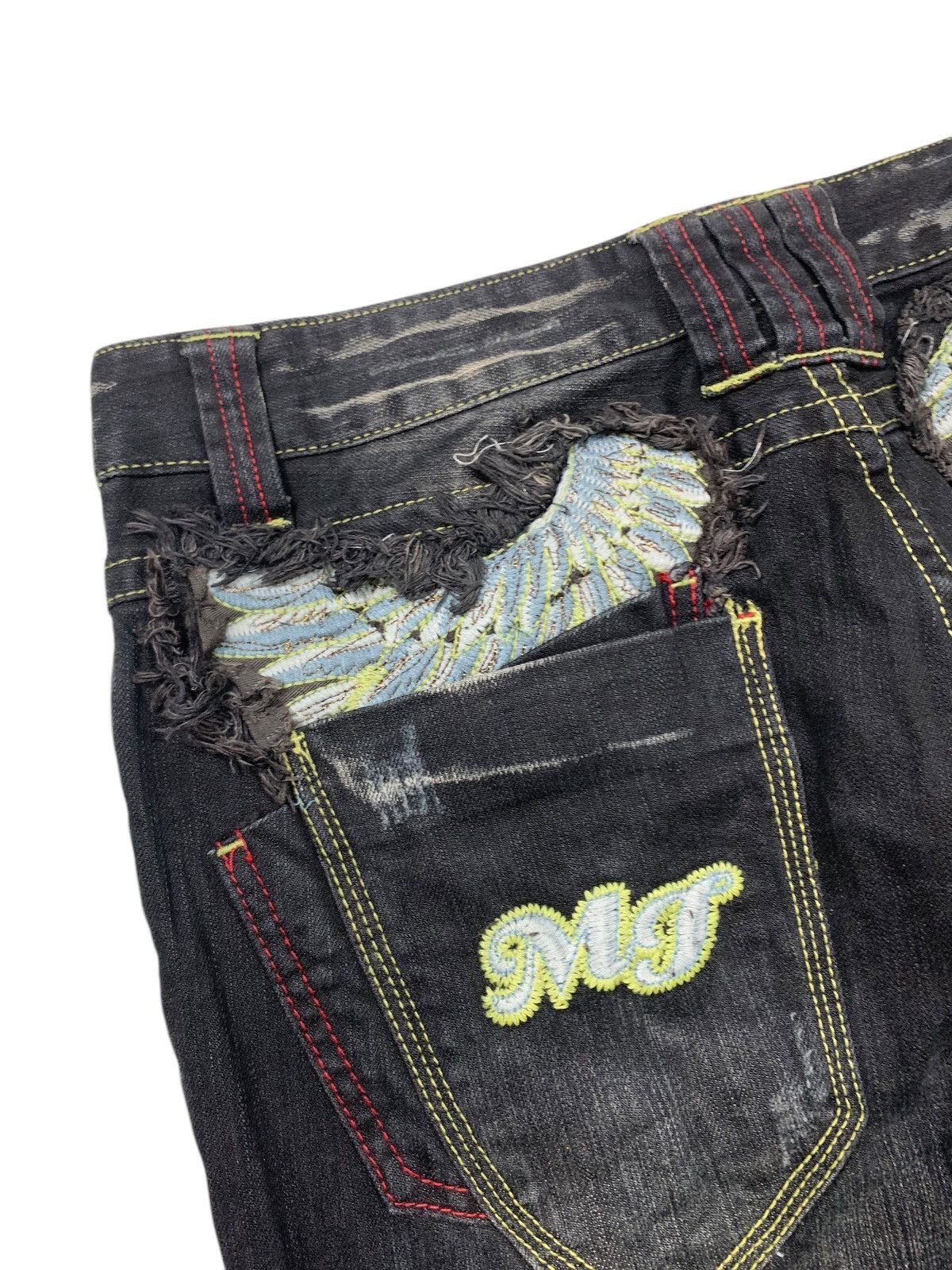 Tornado Mart Aspect Jeans - Wing Flare Jeans Pants Size US 32 / EU 48 - 3 Thumbnail
