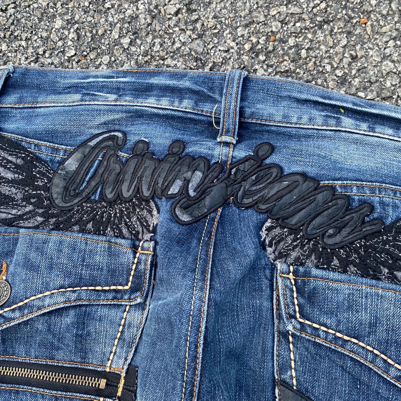 If Six Was Nine 💥Best Offer💥Vintage OririnJeans Distressed Denim Size US 32 / EU 48 - 17 Thumbnail