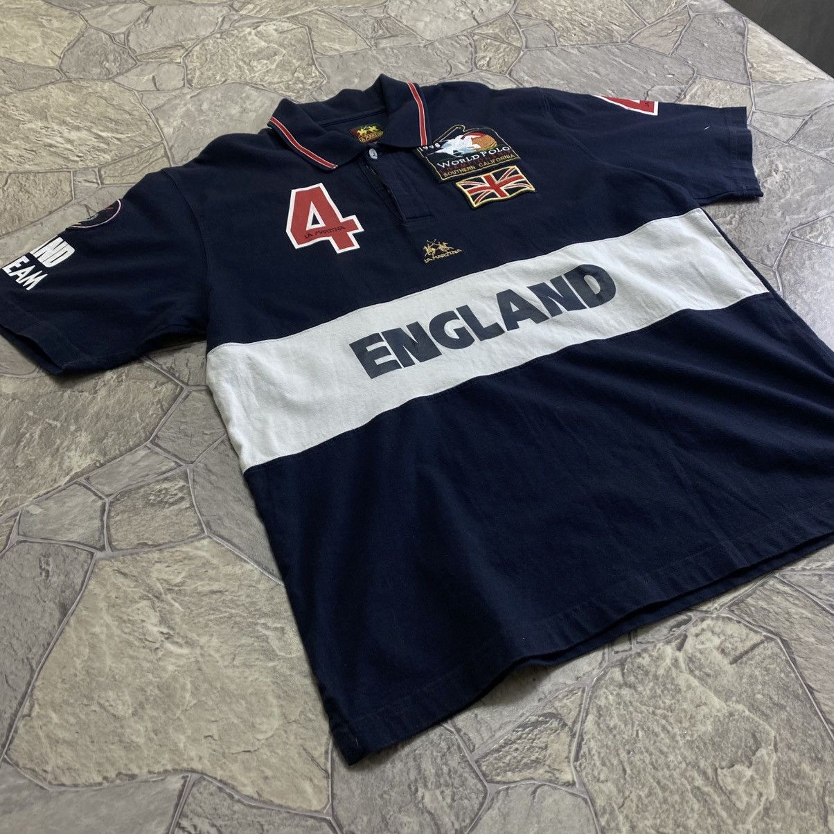 La Martina La Martina Vintage England Polo T-Shirt Size US XL / EU 56 / 4 - 3 Thumbnail