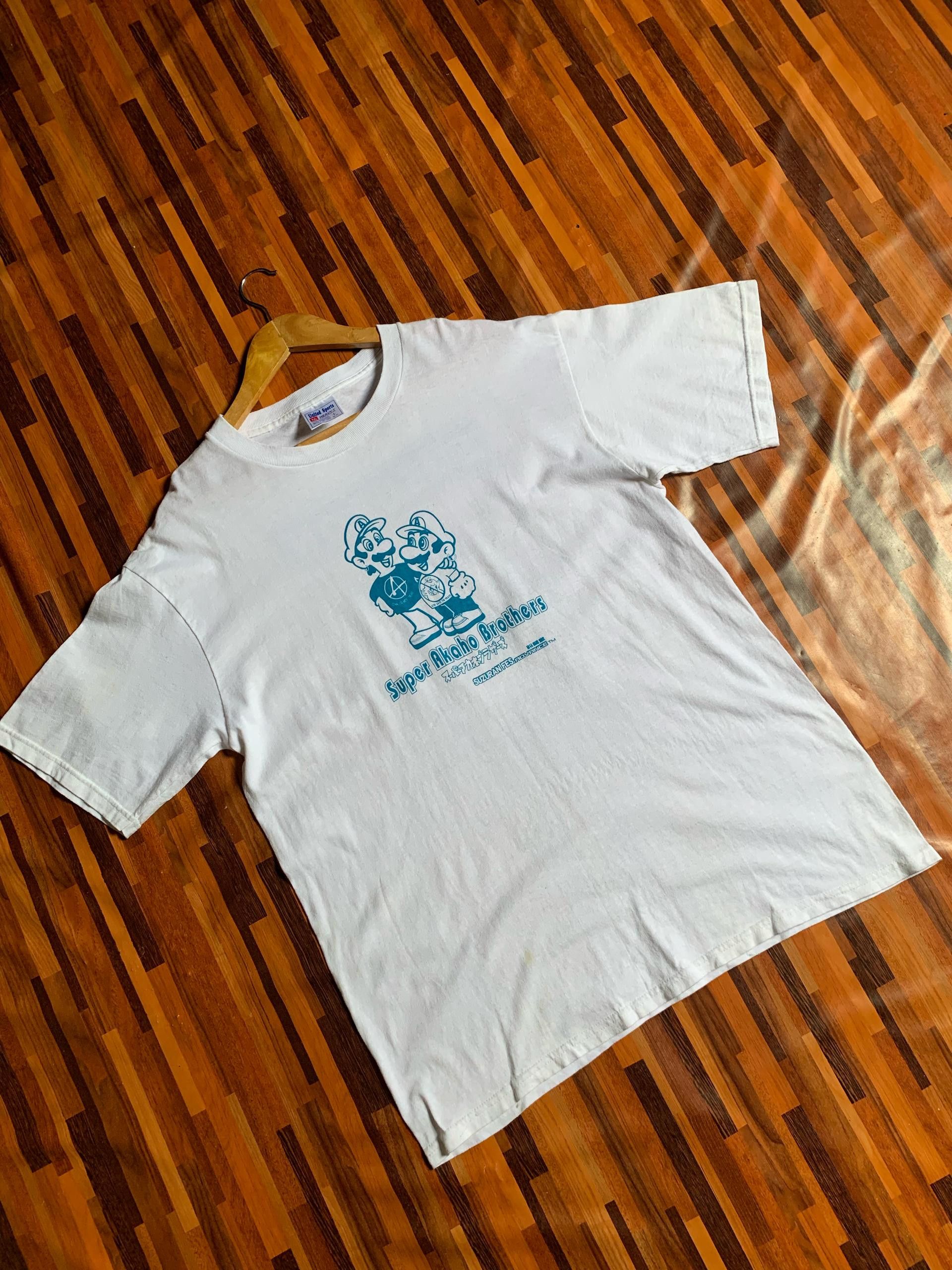 Vintage vintage made in usa Nintendo Super Mario united sport Size US L / EU 52-54 / 3 - 1 Thumbnail