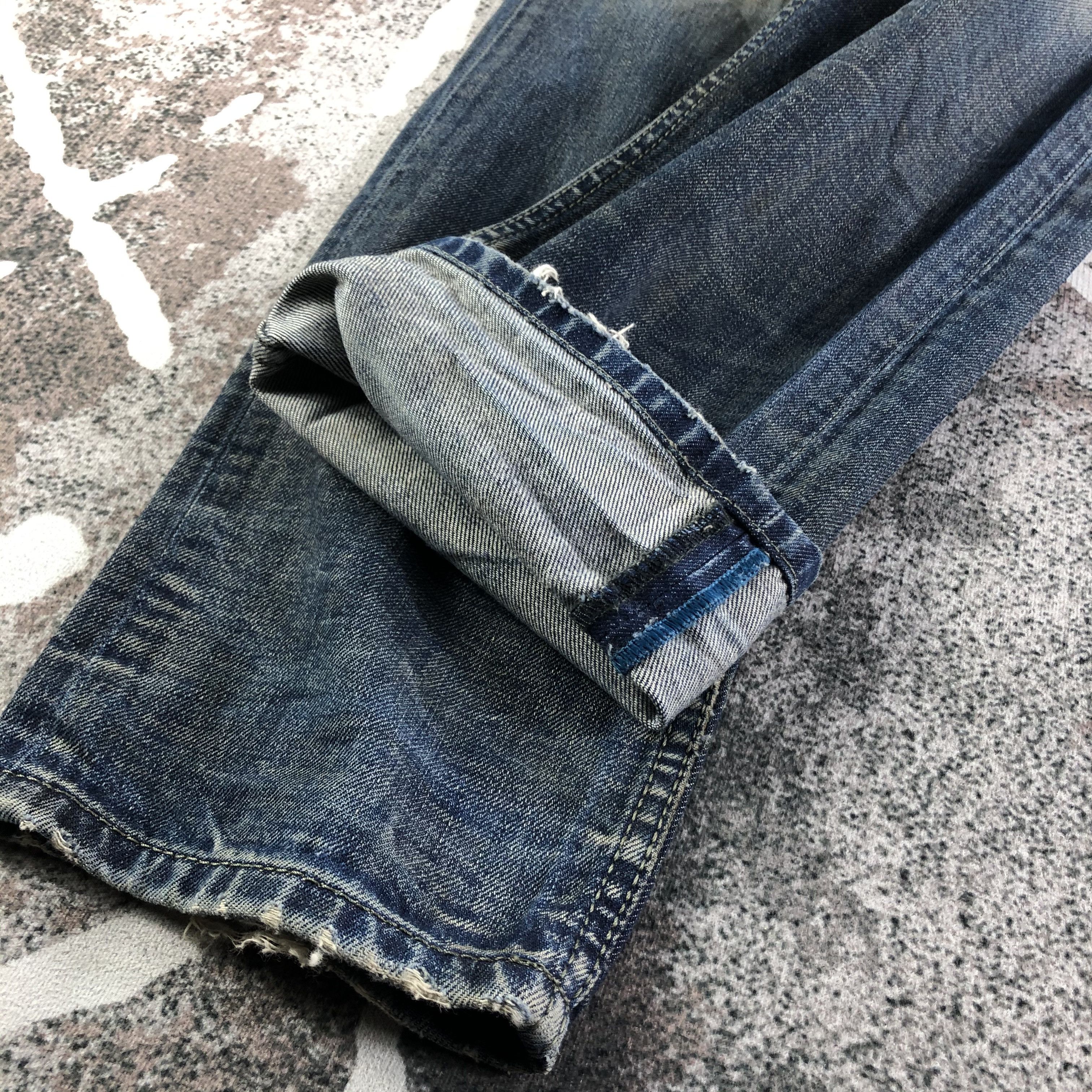 Diesel Distress Diesel Jeans Rusty Blue Denim KJ2561 Size US 31 - 7 Thumbnail