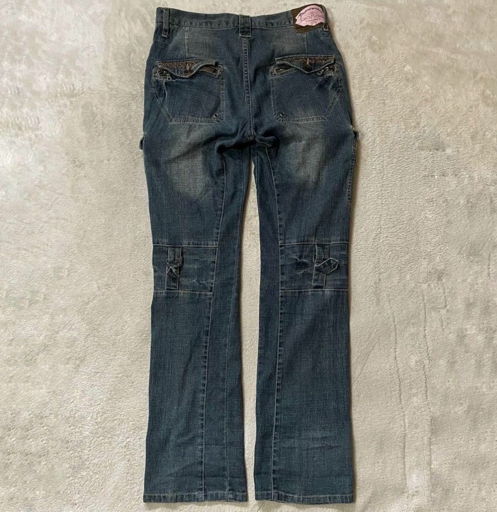 PPFM PPFM 2000s y2k denim pants Size US 35 - 2 Thumbnail