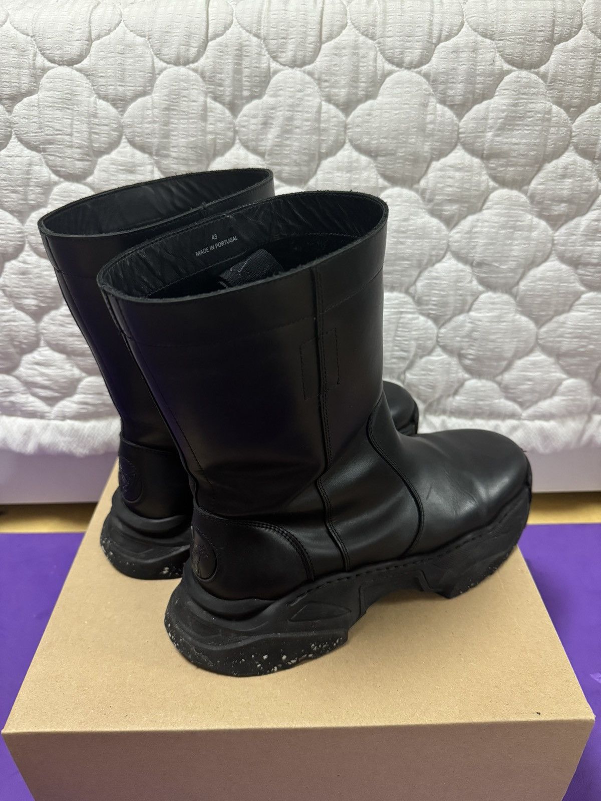 Vivienne Westwood Vivienne Westwood logo embossed chunky boots Size US 9.5 / EU 42-43 - 3 Thumbnail