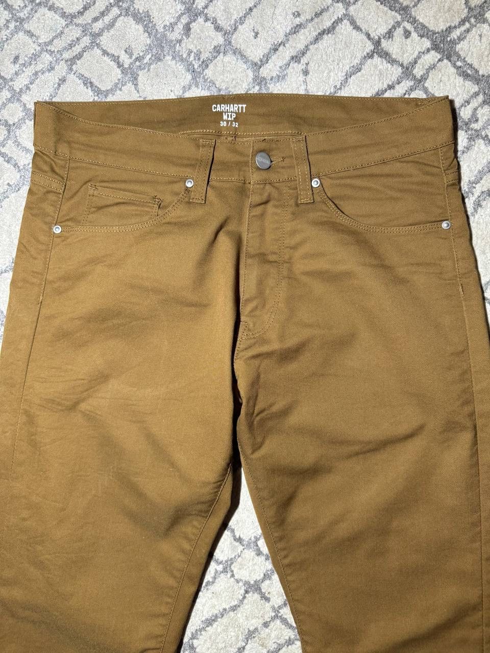 Carhartt × Carhartt Wip Carhartt WIP Vintage Streetwear Casual Pants Beige Size US 30 / EU 46 - 6 Thumbnail