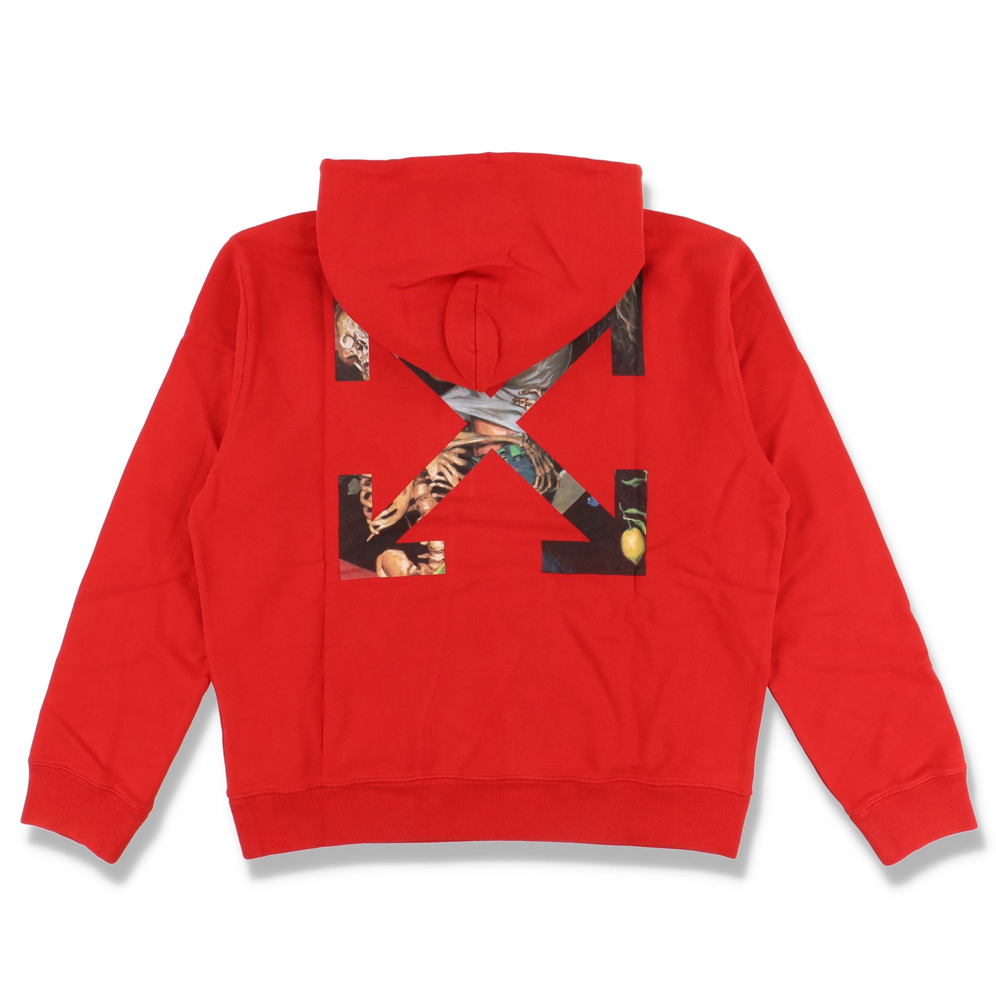 Off-White Red Pascal Skeleton Arrows Hoodie Size US M / EU 48-50 / 2 - 8 Thumbnail