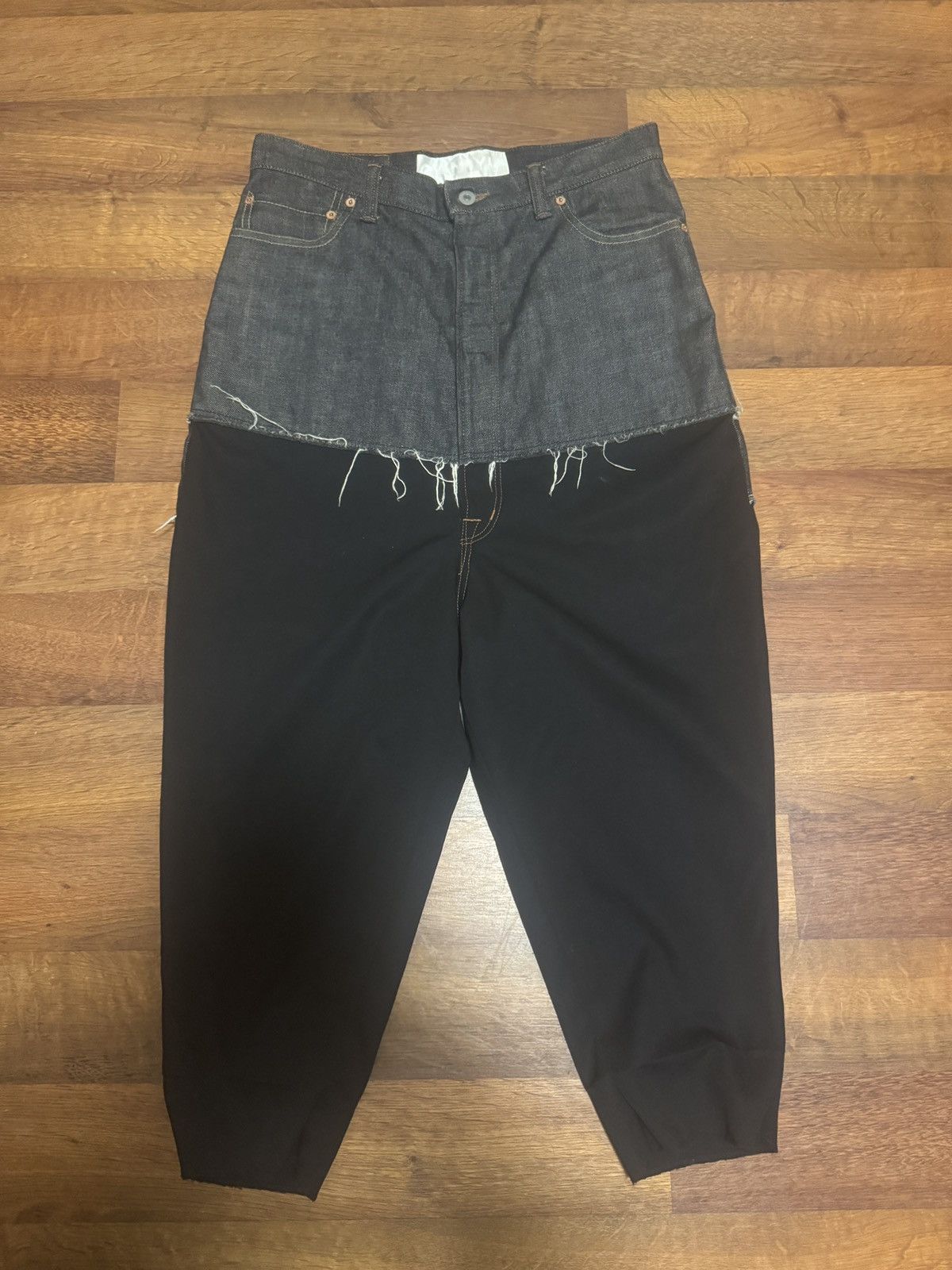 Comme des Garcons Ganryu x CDG Hybrid Denim Trousers Size US 30 / EU 46 - 1 Thumbnail