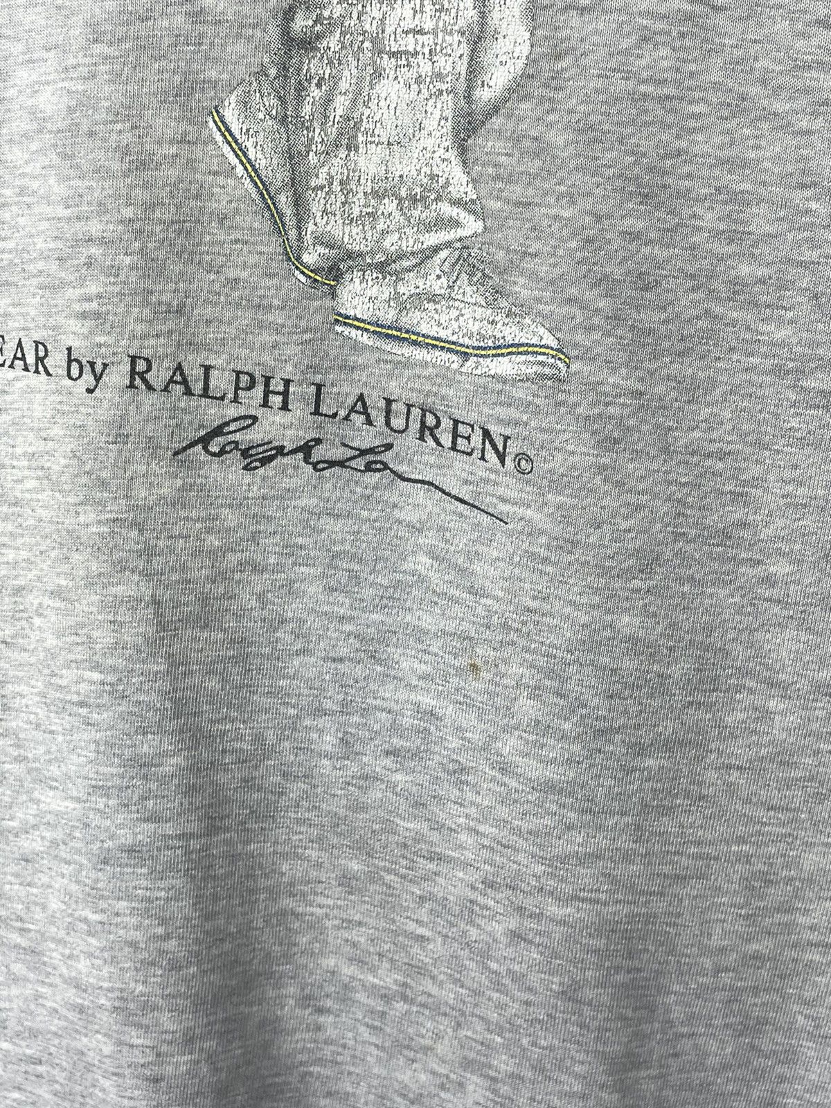 Polo Ralph Lauren × RRL Ralph Lauren × Vintage T-Shirt Polo Bear Tennis OG Vintage Size US M / EU 48-50 / 2 - 9 Thumbnail