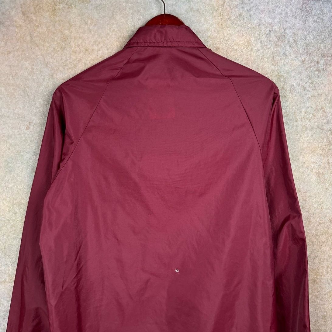 Vintage VTG 80s Basketball Windbreaker Jacket Sz S Maroon 1989 Size US S / EU 44-46 / 1 - 8 Thumbnail