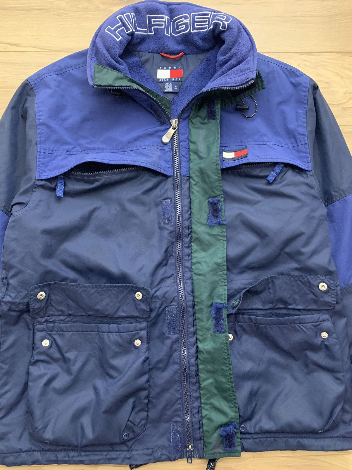Tommy Hilfiger 🔹Retro Full Zip Tommy Hilfiger Jacket (Sz M) Size US M / EU 48-50 / 2 - 3 Thumbnail