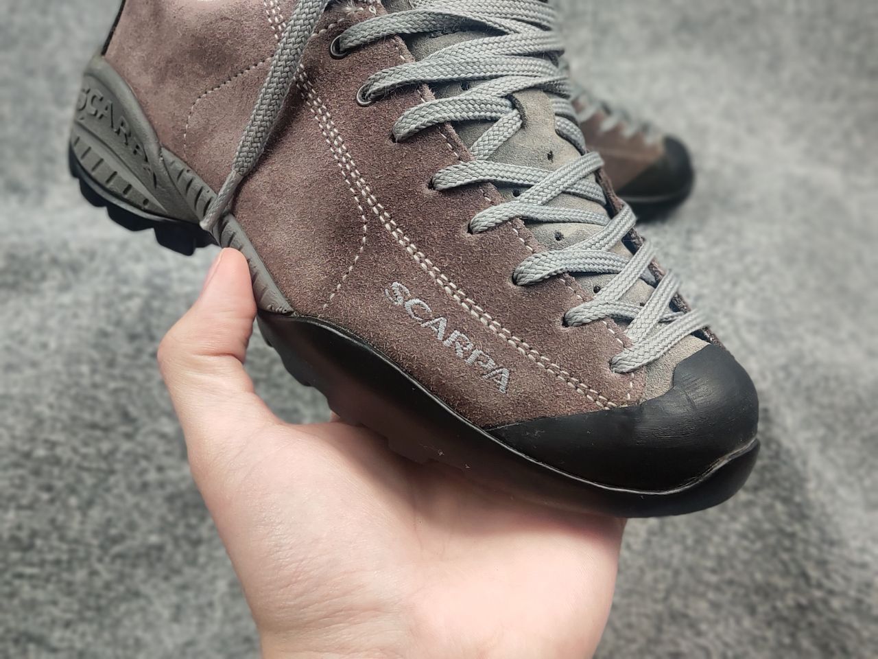 Vibram Scarpa Mojito gore-tex Sneaker Suede Leather Hiking Shoes Size US 7 / IT 37 - 18 Thumbnail