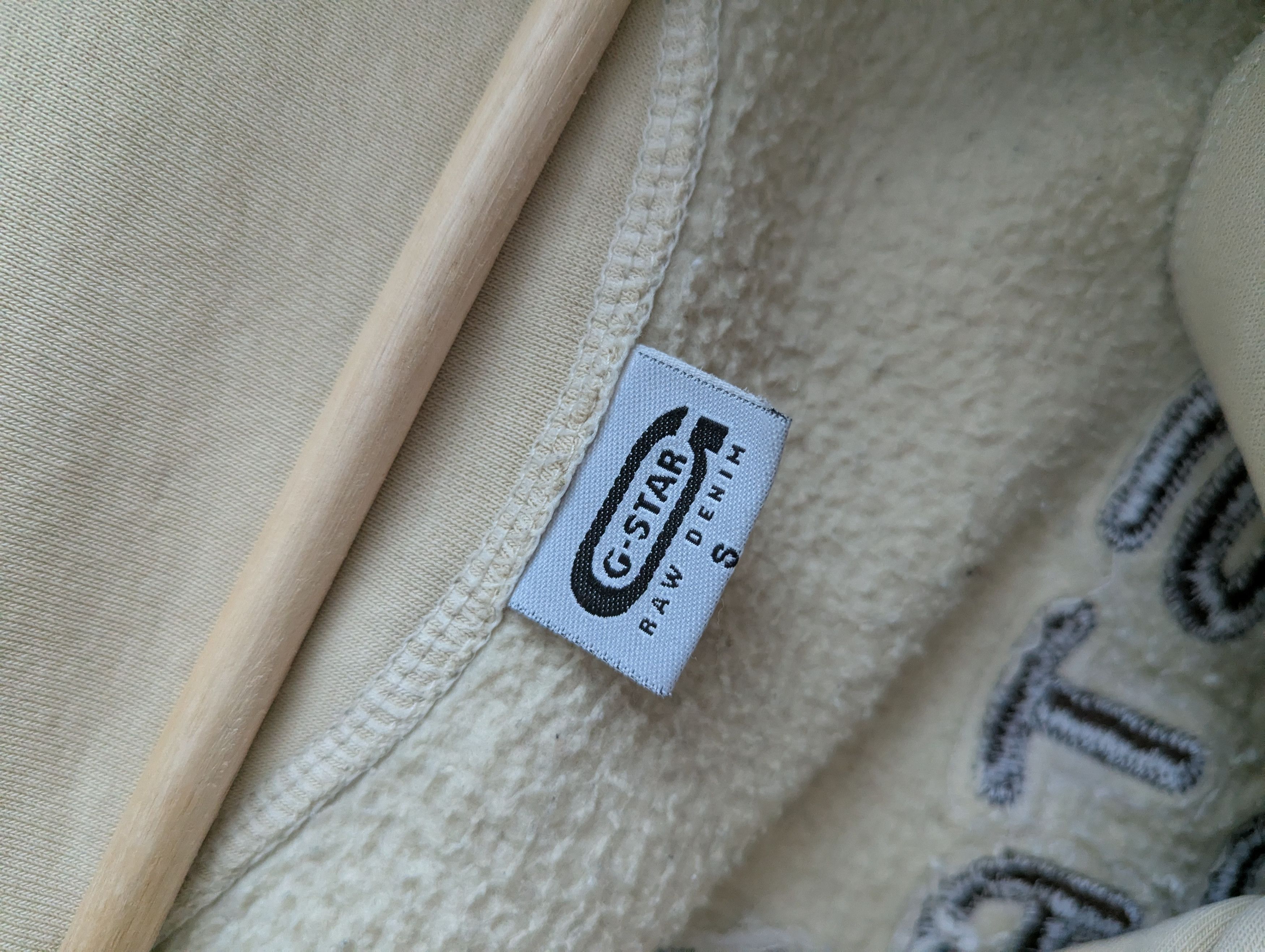 G-Star G-Star Raw Beige Zip Hoodie Embroidered Logo Size US L / EU 52-54 / 3 - 13 Thumbnail