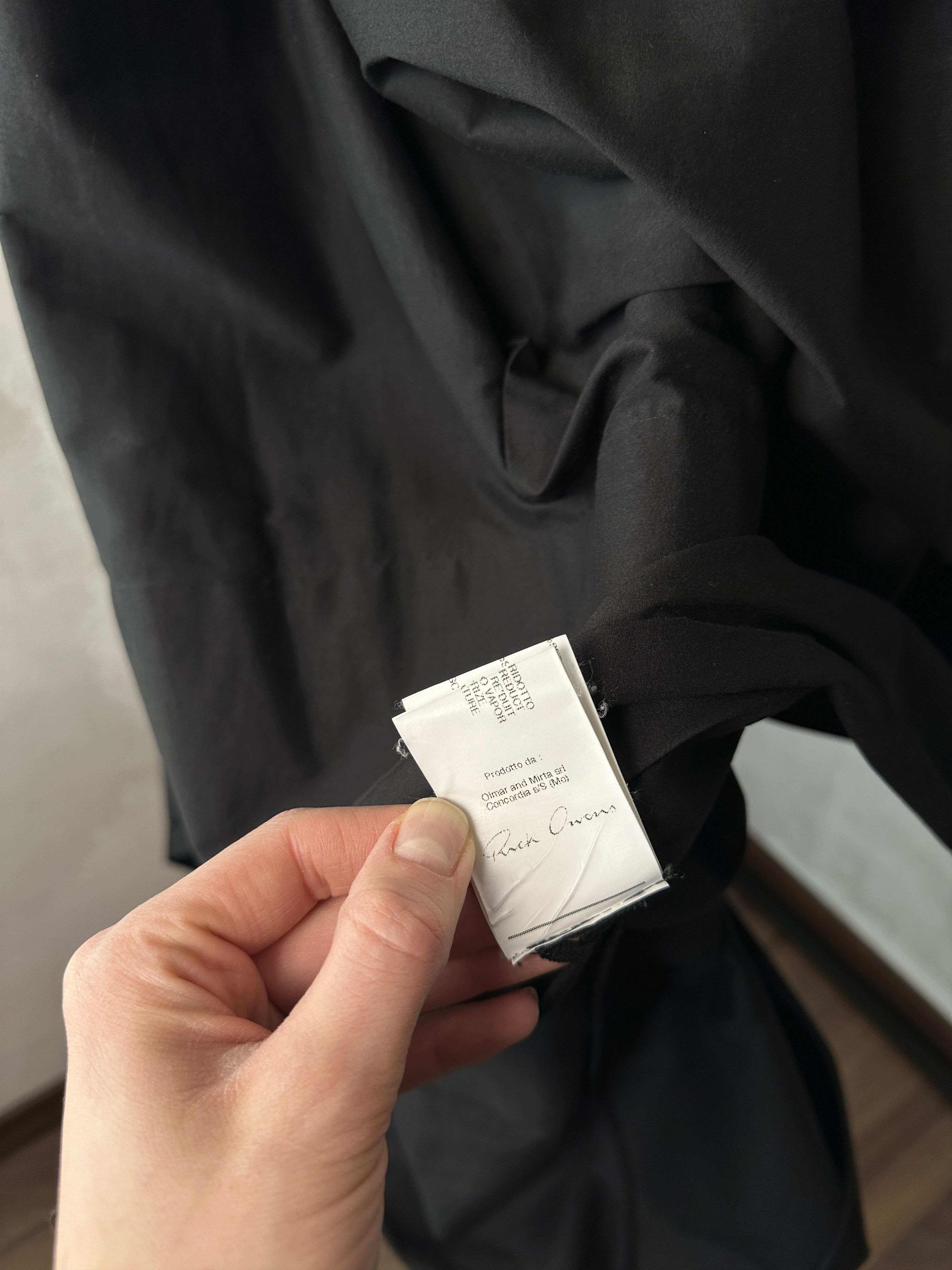 Rick Owens Rick Owens Anthem SS11 Draped Cotton Midi Dress Size S / US 4 / IT 40 - 5 Thumbnail