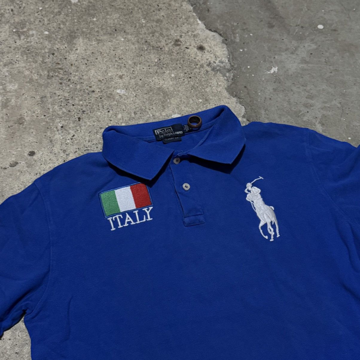 Polo Ralph Lauren × Ralph Lauren Vintage Polo Ralph Lauren y2k embroidered italy usa flag Size US L / EU 52-54 / 3 - 3 Thumbnail