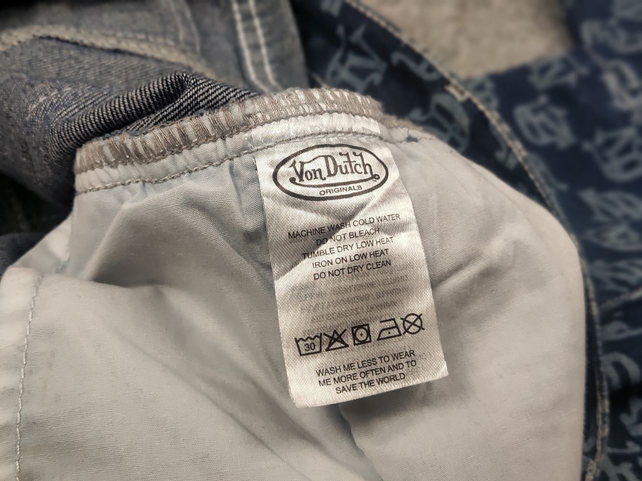 Von Dutch Vintage Von Dutch Y2K Print Cargo Baggy Bomdage Jeans Size US 30 / EU 46 - 20 Thumbnail