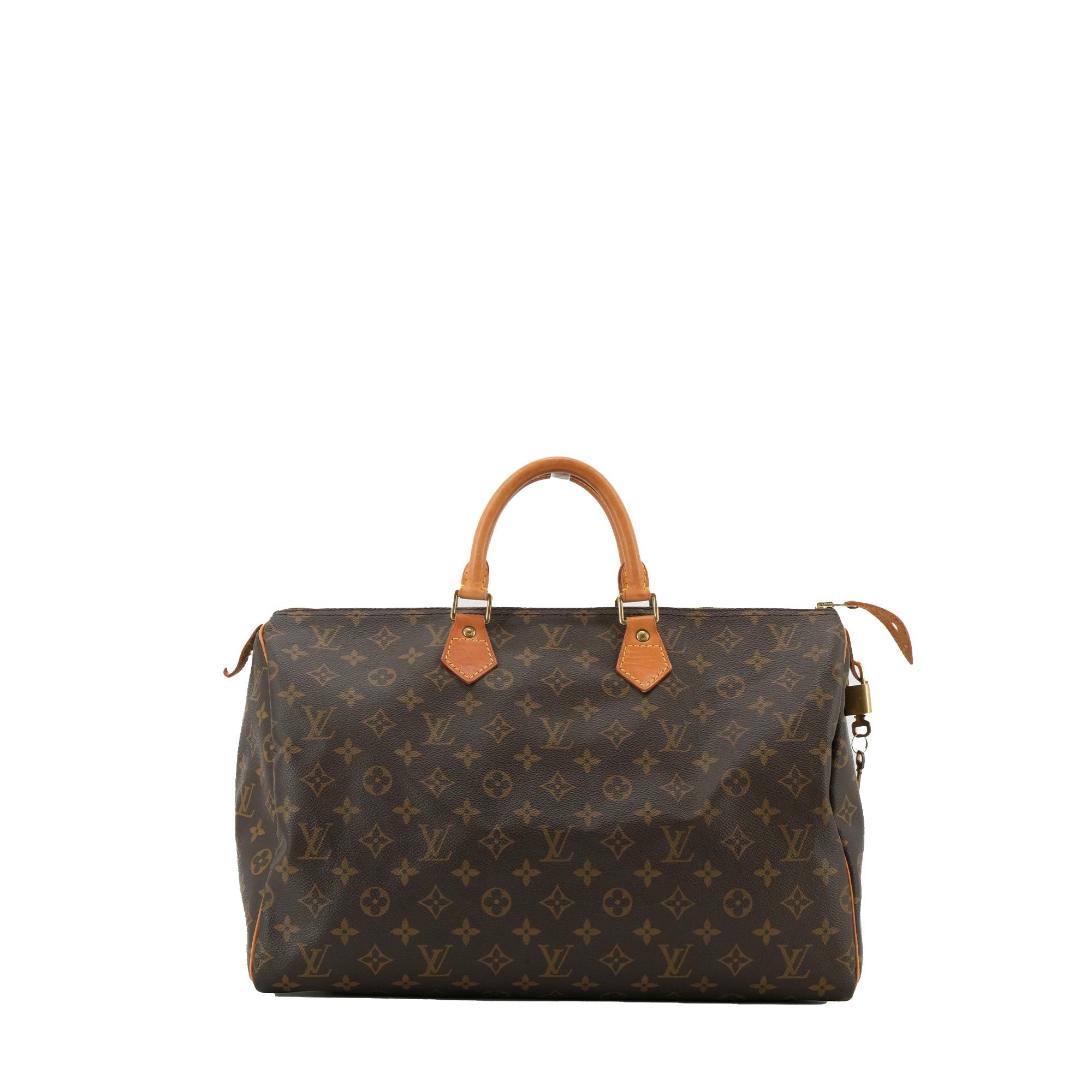 Louis Vuitton LOUIS VUITTON - Louis Vuitton Speedy 40 handbag in vintage monogrammed canvas Size ONE SIZE - 1 Thumbnail