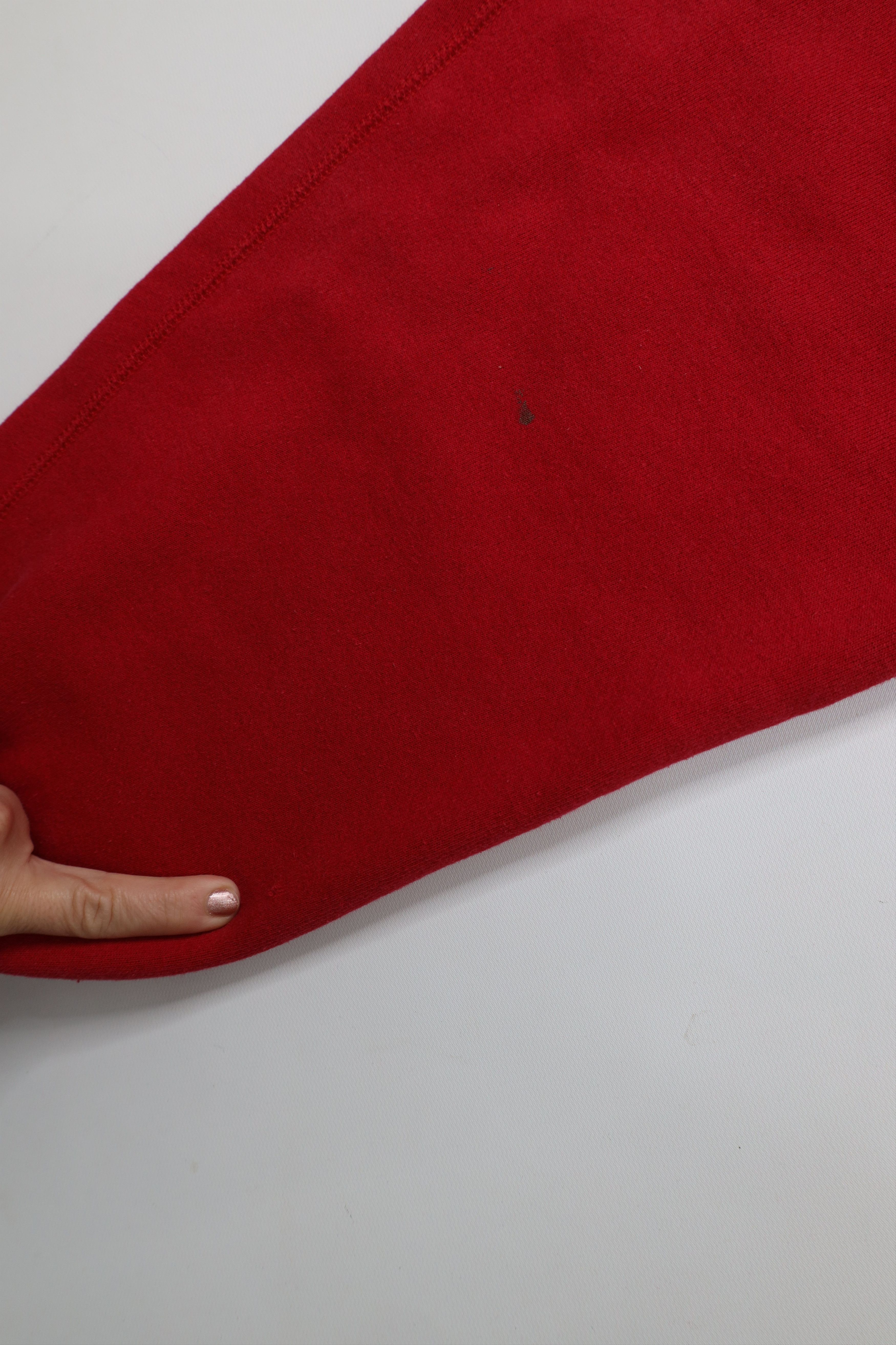 Vintage Vintage 90s Streetwear Sweatpants Joggers Pants Red USA Size 38" / US 16 / IT 52 - 5 Thumbnail
