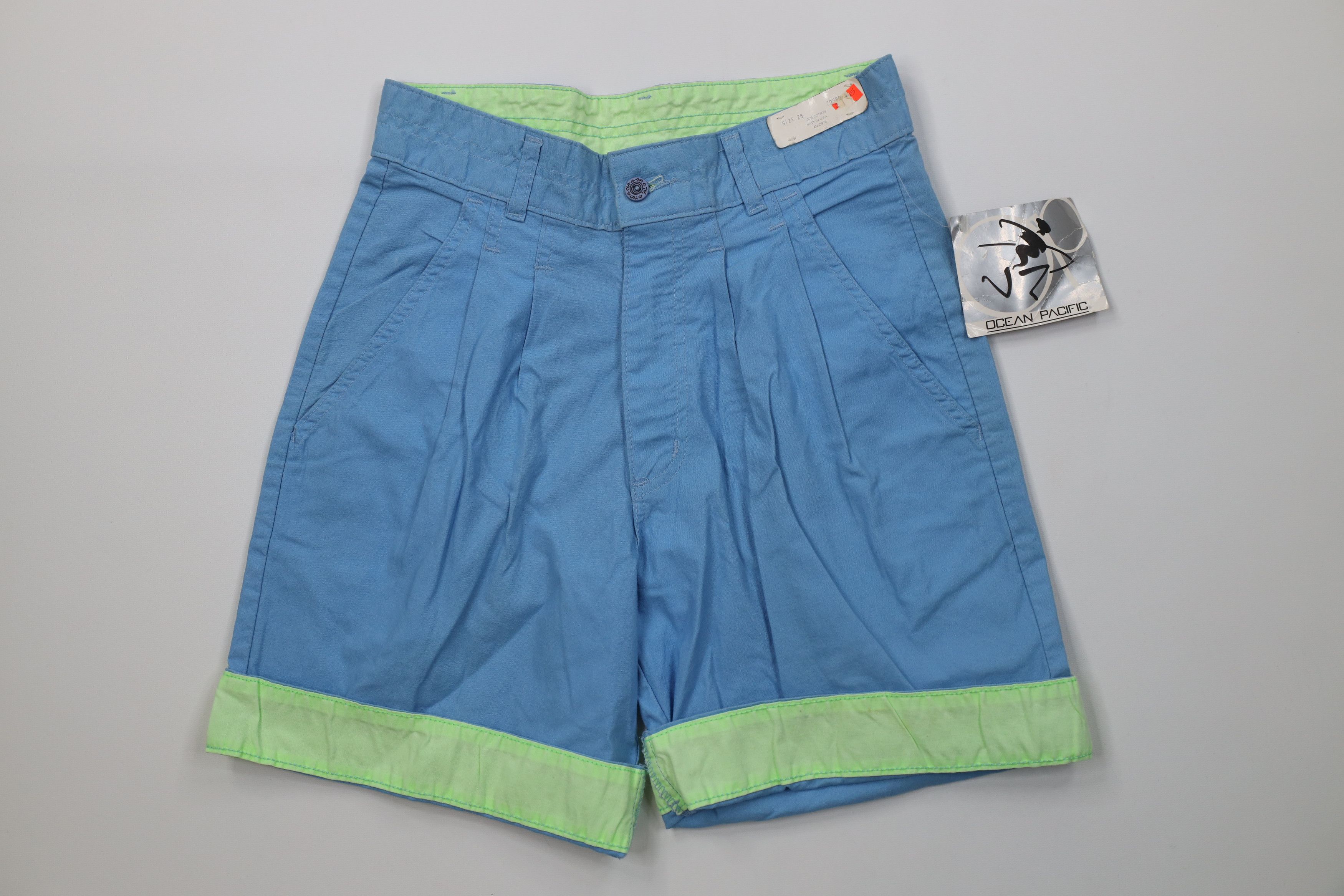 Ocean Pacific Deadstock Vintage 80s Ocean Pacific Surfing Shorts USA Size US 28 / EU 44 - 1 Thumbnail