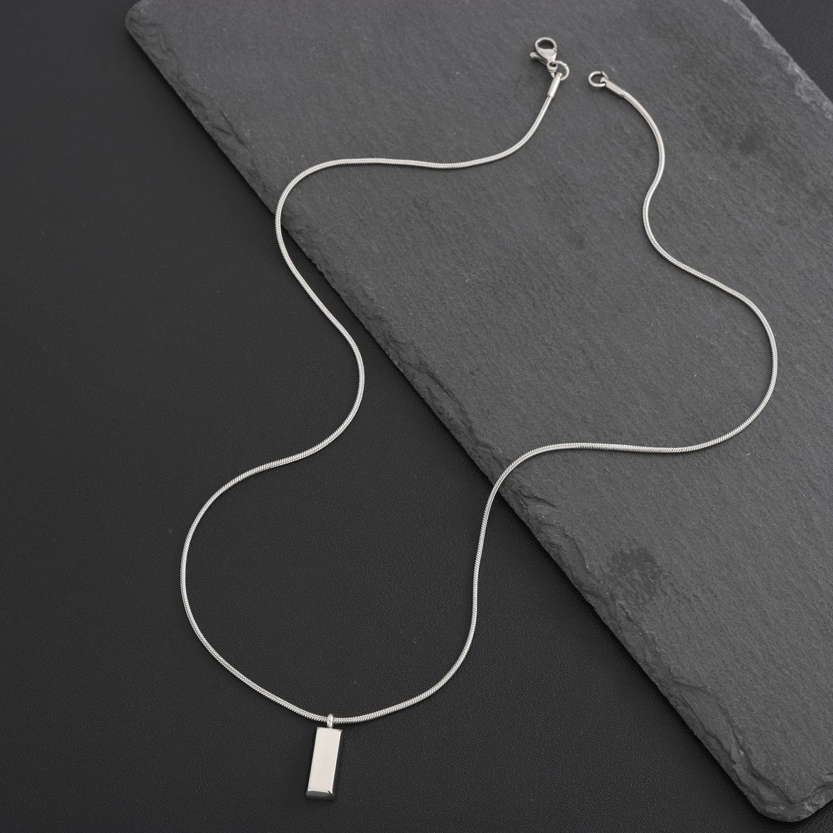 Japanese Brand Square Pendant Necklace Size ONE SIZE - 4 Thumbnail