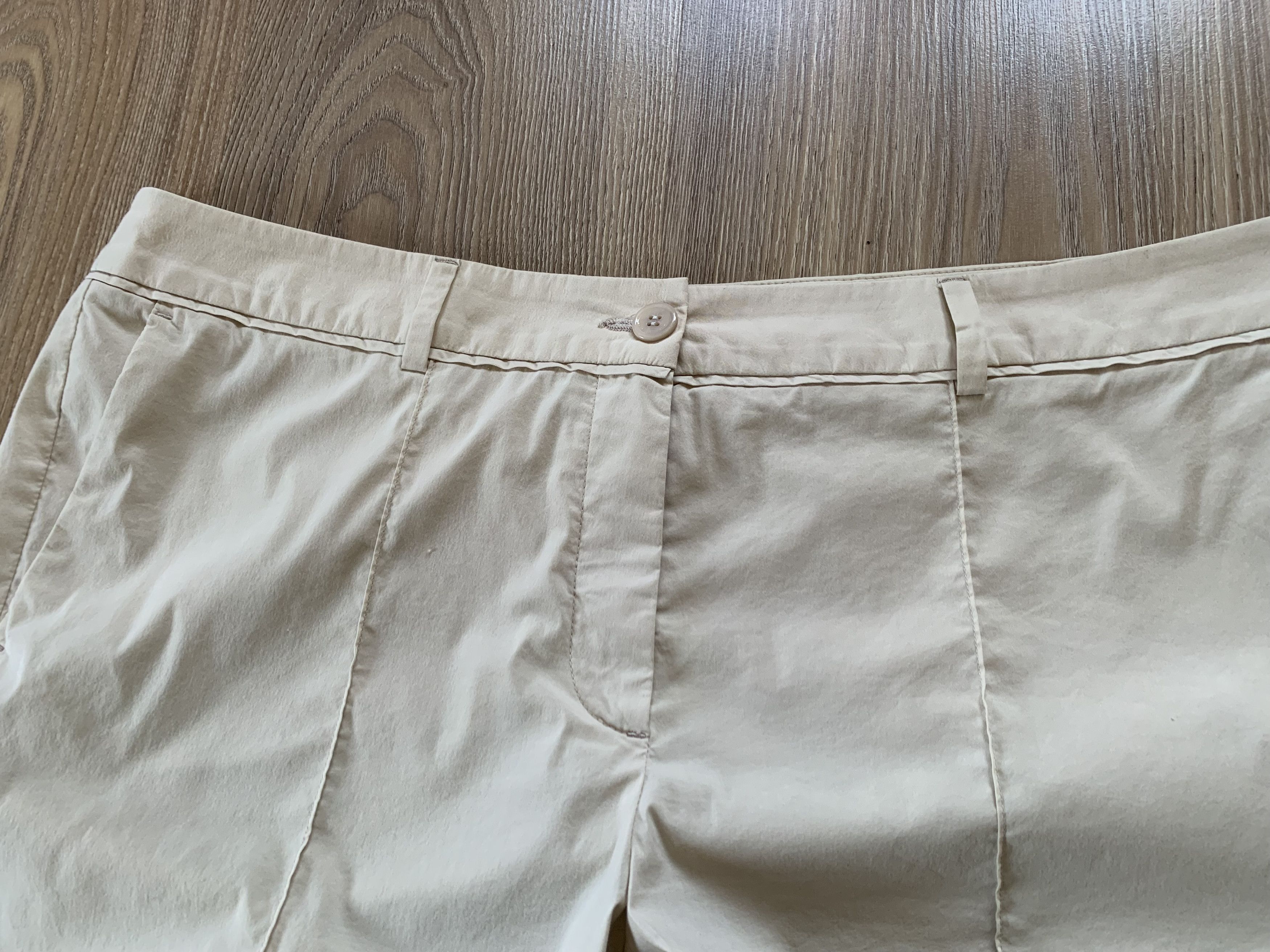 Luisa Cerano Luisa Cerano Ultra Light Beige Trousers Pants Size 34" / US 12 / IT 48 - 5 Thumbnail
