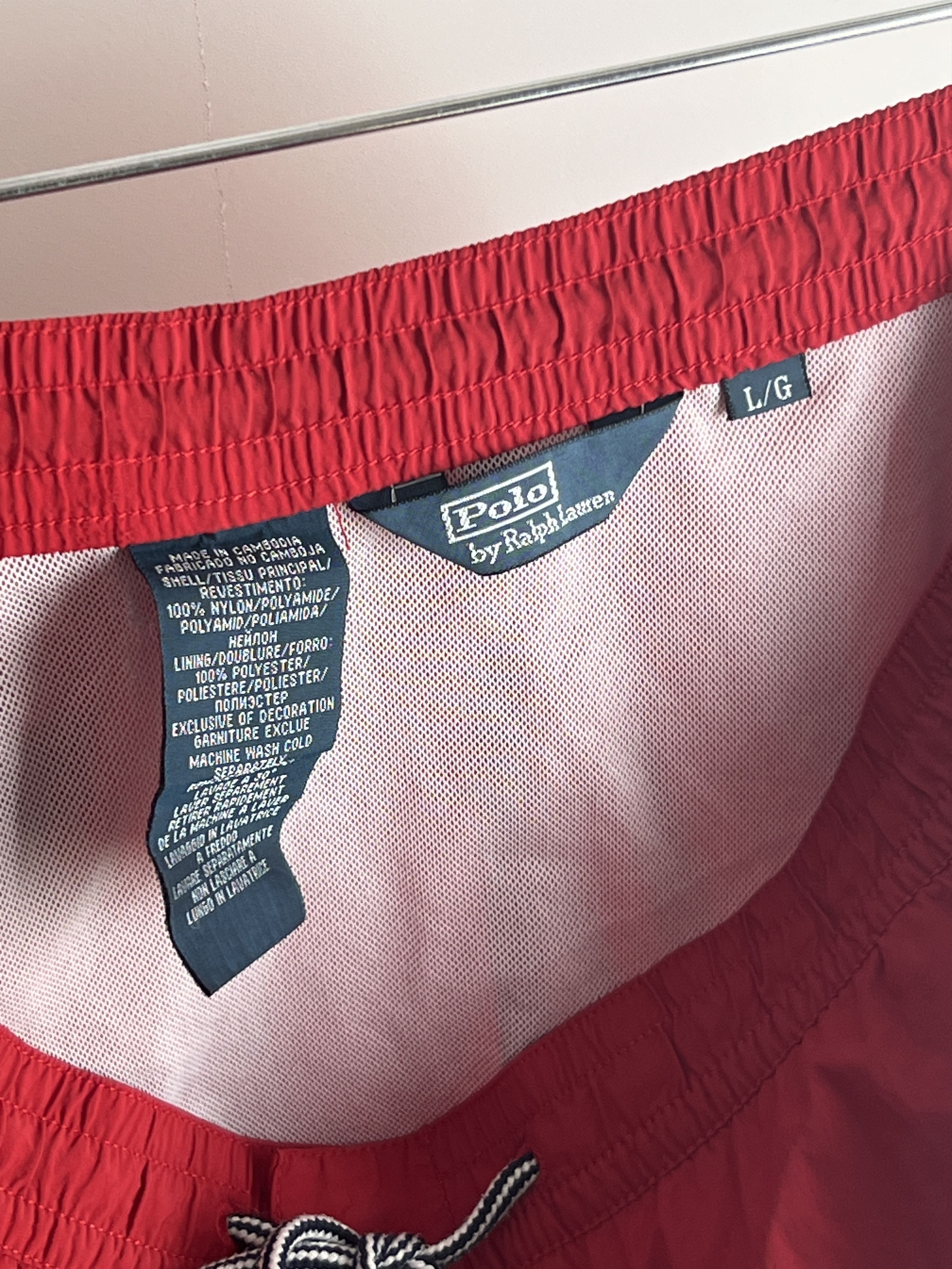 Polo Ralph Lauren × Ralph Lauren × Vintage Vintage Polo Ralph Lauren Shorts Y2K Logo Pony Swimming Size US 36 / EU 52 - 7 Thumbnail