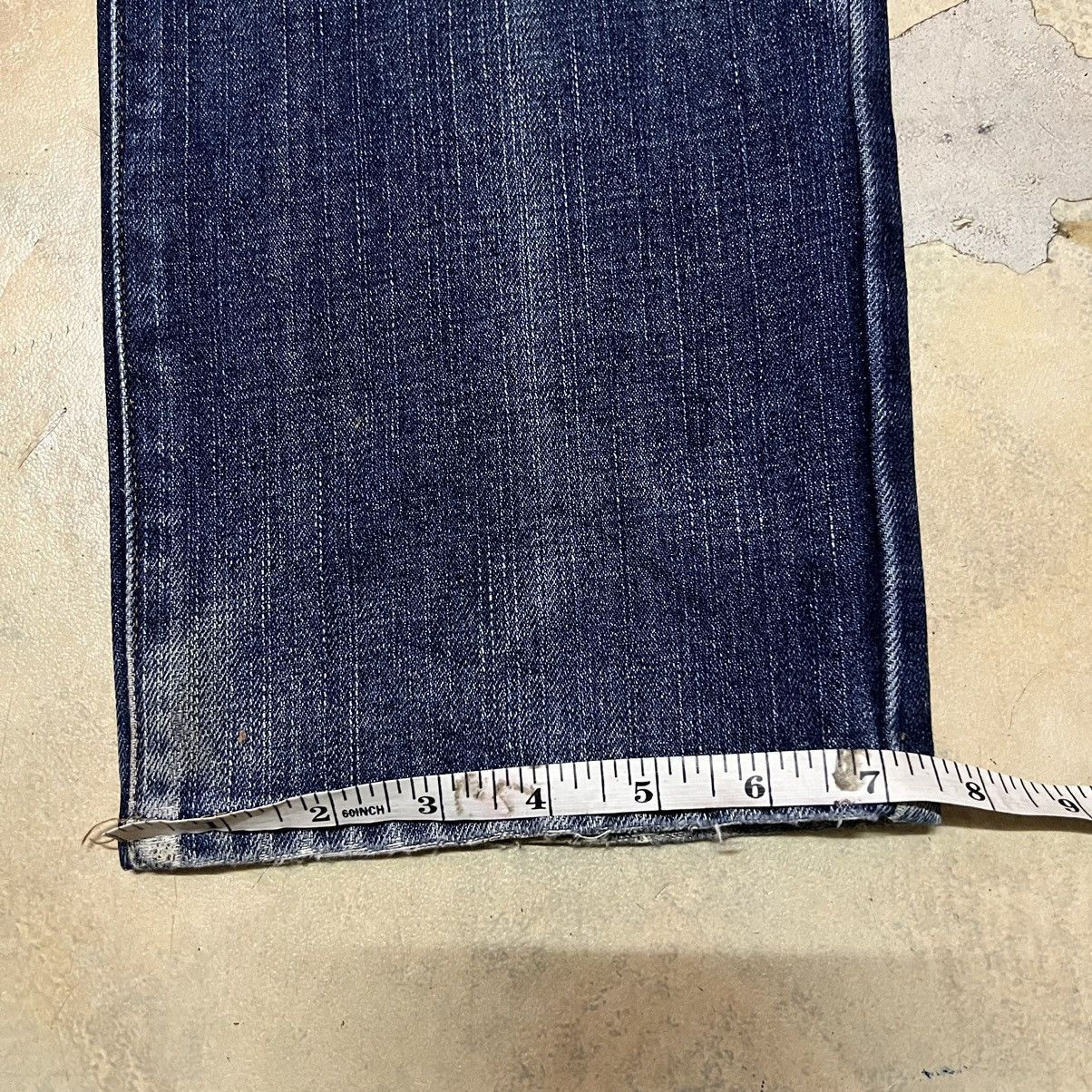 Edwin × Japanese Brand Edwin 503 Gore Windstoper Distressed Denim Jeans Size US 30 / EU 46 - 14 Thumbnail