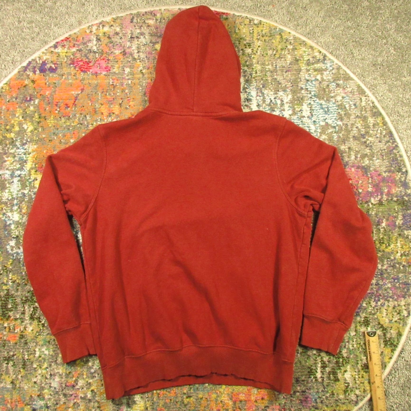 The North Face The North Face Hoodie Mens M Oversized Maroon Pullover Never Stop Exproring Size US M / EU 48-50 / 2 - 2 Thumbnail