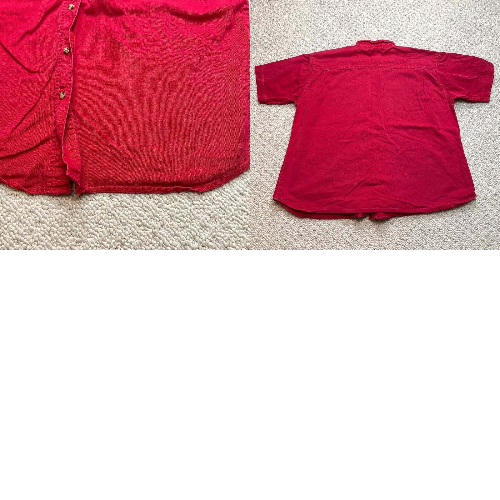 Vintage Blue Generation Shirt Ladies 2XL Red University of Georgia Short Sleeve Button-Up Tunic Size XXL / US 16-18 / IT 52-54 - 9 Thumbnail