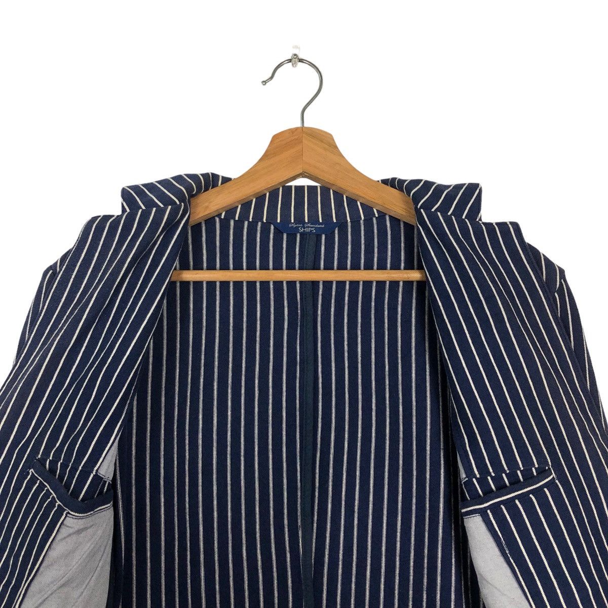 Issey Miyake 🔥90’s HIKORY CHORE JACKET SHIPS ISSEY MIYAKE Size US L / EU 52-54 / 3 - 11 Thumbnail
