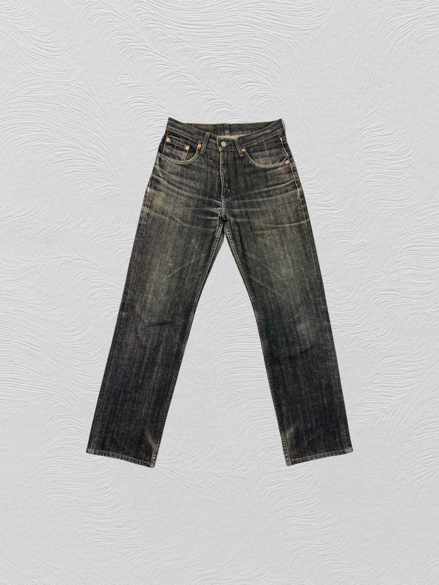 Levi's Black Vintage Levi's 533 Denim 29x29.5 -JN224 Size US 29 - 1 Thumbnail