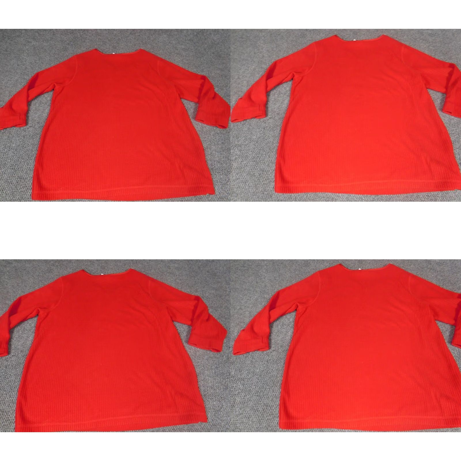 Vintage Just My Size Sweater 20W Womens Dolman Sleeve V-Neck Pullover Red Knit Size 3XL / US 20-22 - 8 Thumbnail