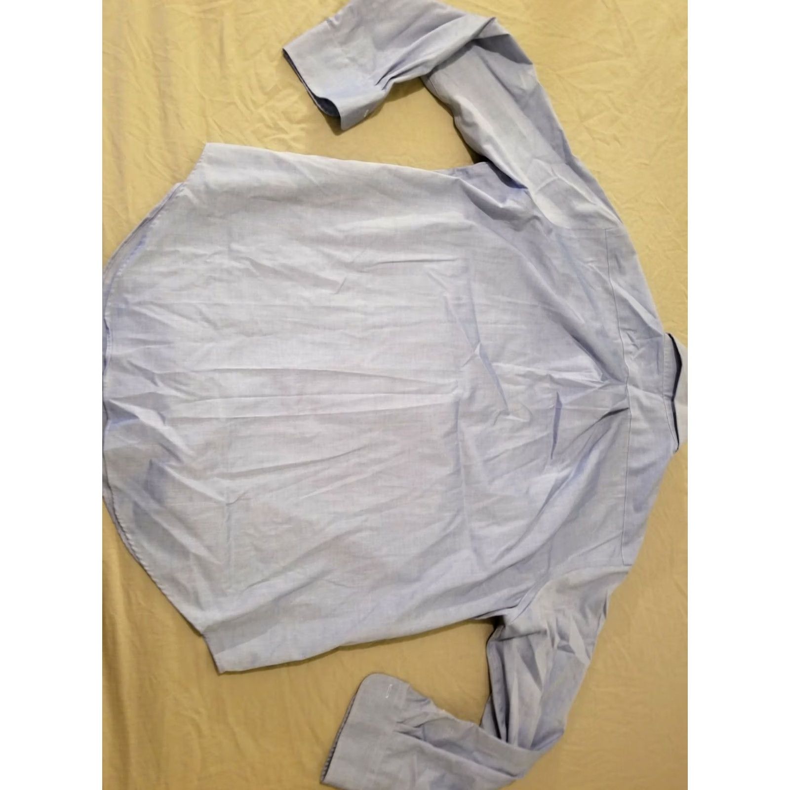 Polo Ralph Lauren Mens Polo Ralph Lauren Dress Shirt Blue Button Cotton 17 34 35 Size 46R - 2 Thumbnail