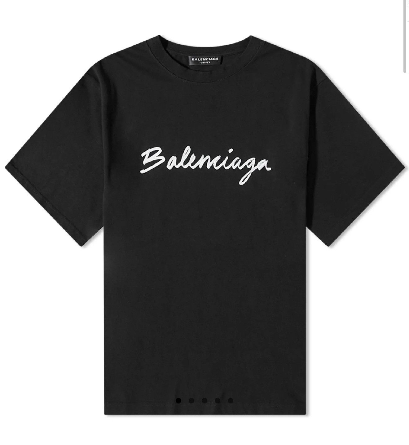 Balenciaga BALENCIAGA SCRIPT LOGO T-SHIRT | Grailed