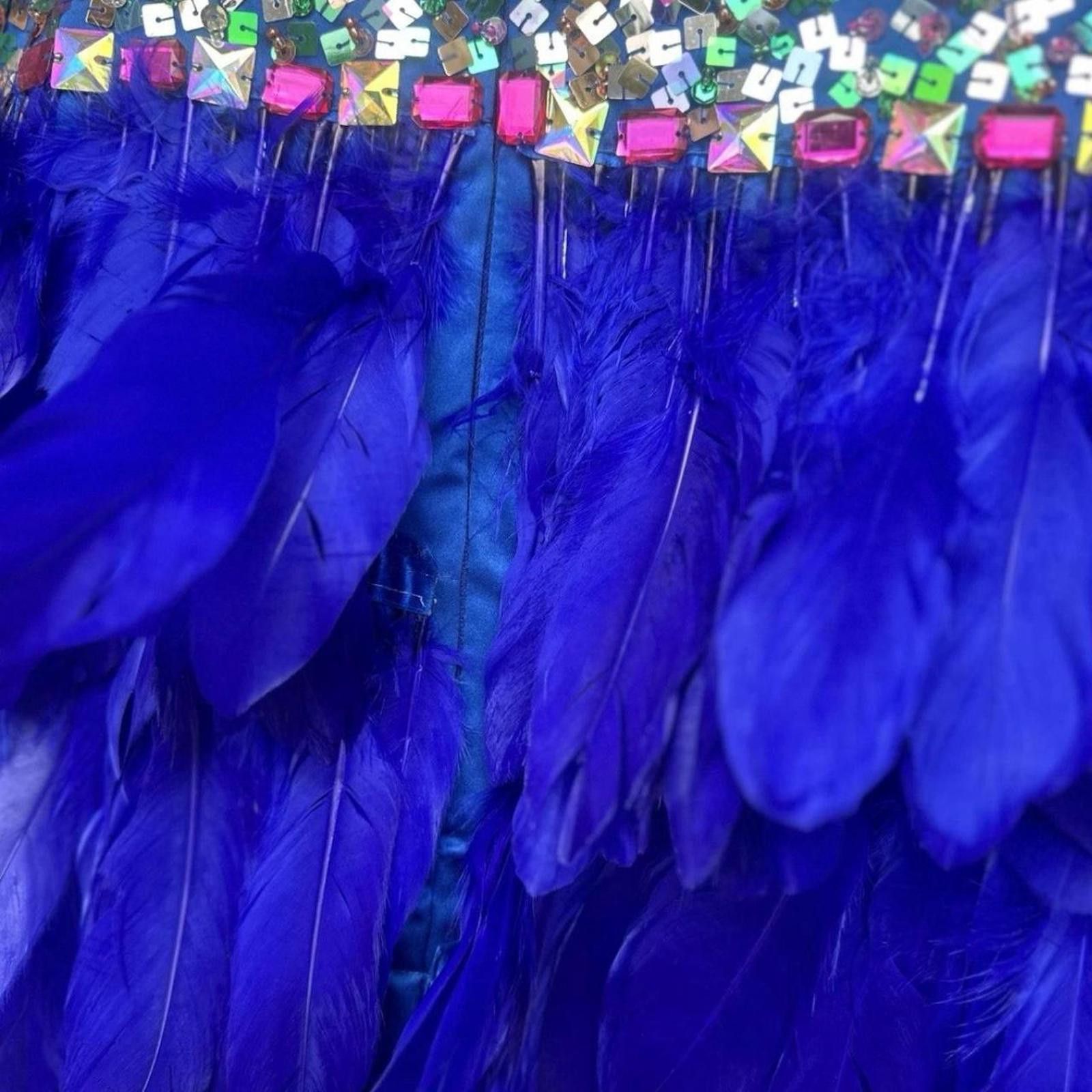Other Sparkly dress with feather skirt #partydress #glamour Size S / US 4 / IT 40 - 4 Thumbnail