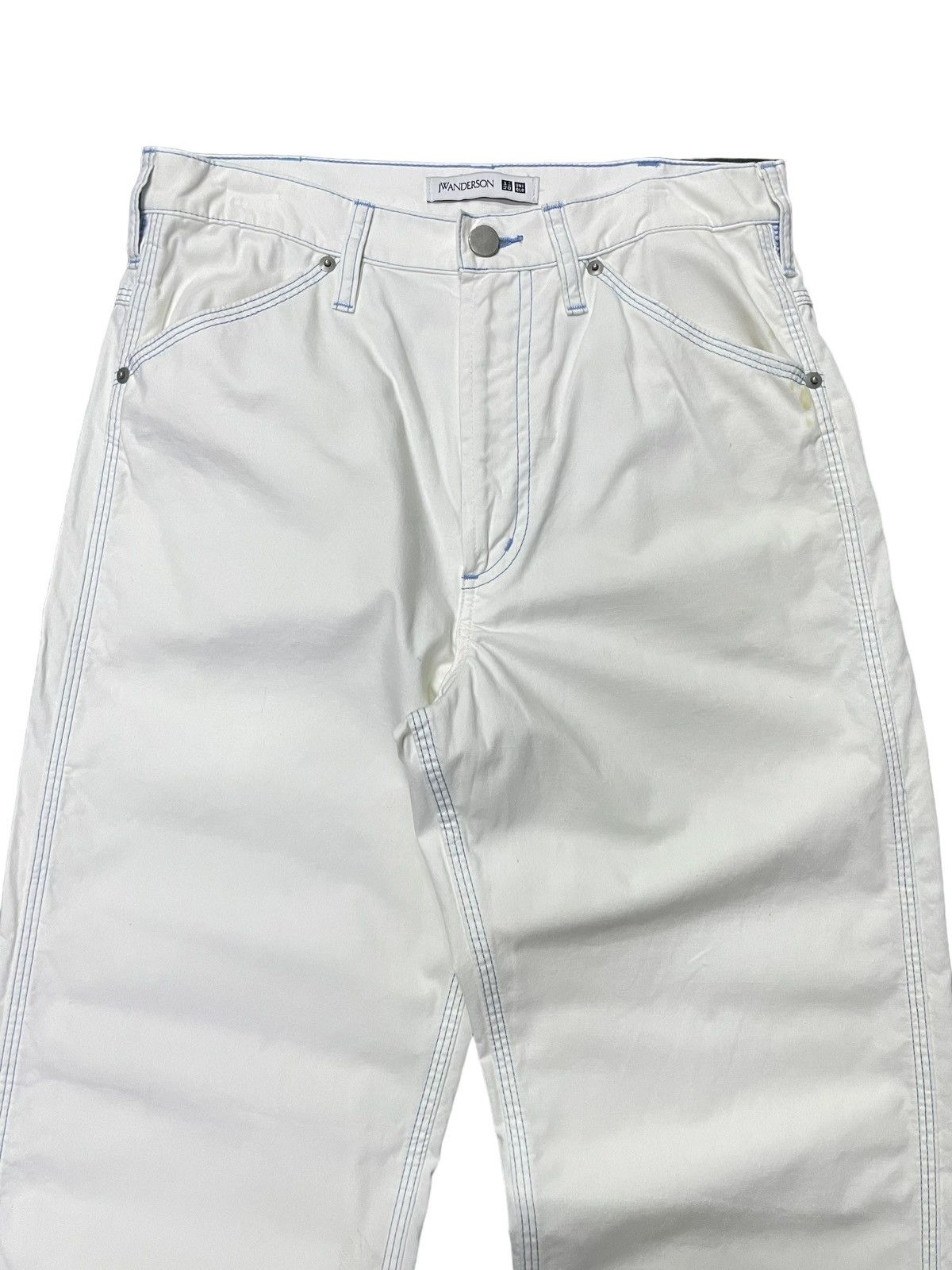 JW Anderson × Uniqlo J.W Anderson X Uniqlo Contrast Stitch Pants Straight Cut Size US 28 / EU 44 - 3 Thumbnail