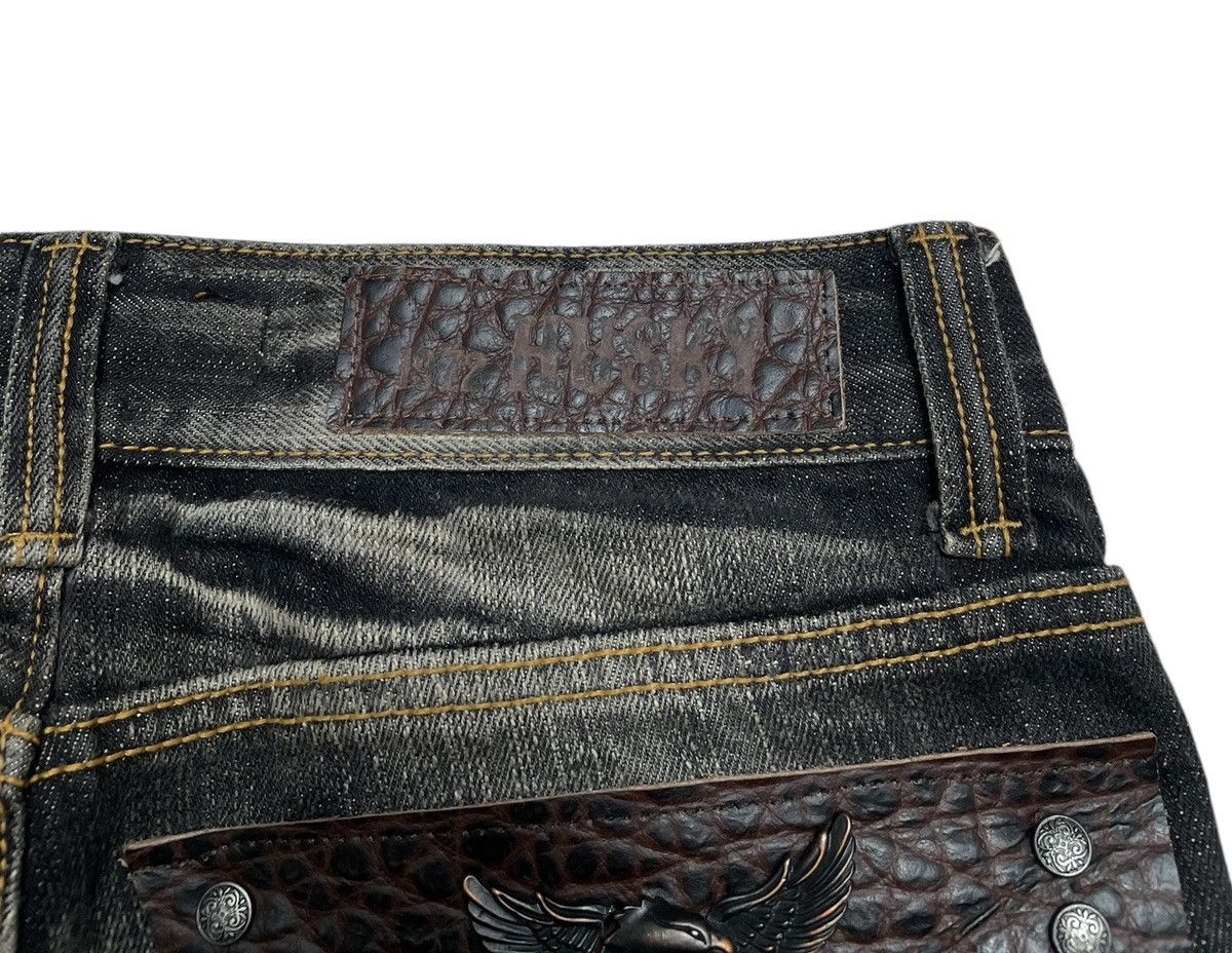 If Six Was Nine Rare Design Vintage Japanese Brand Husky Flared Jeans 2000s Size US 28 / EU 44 - 11 Thumbnail