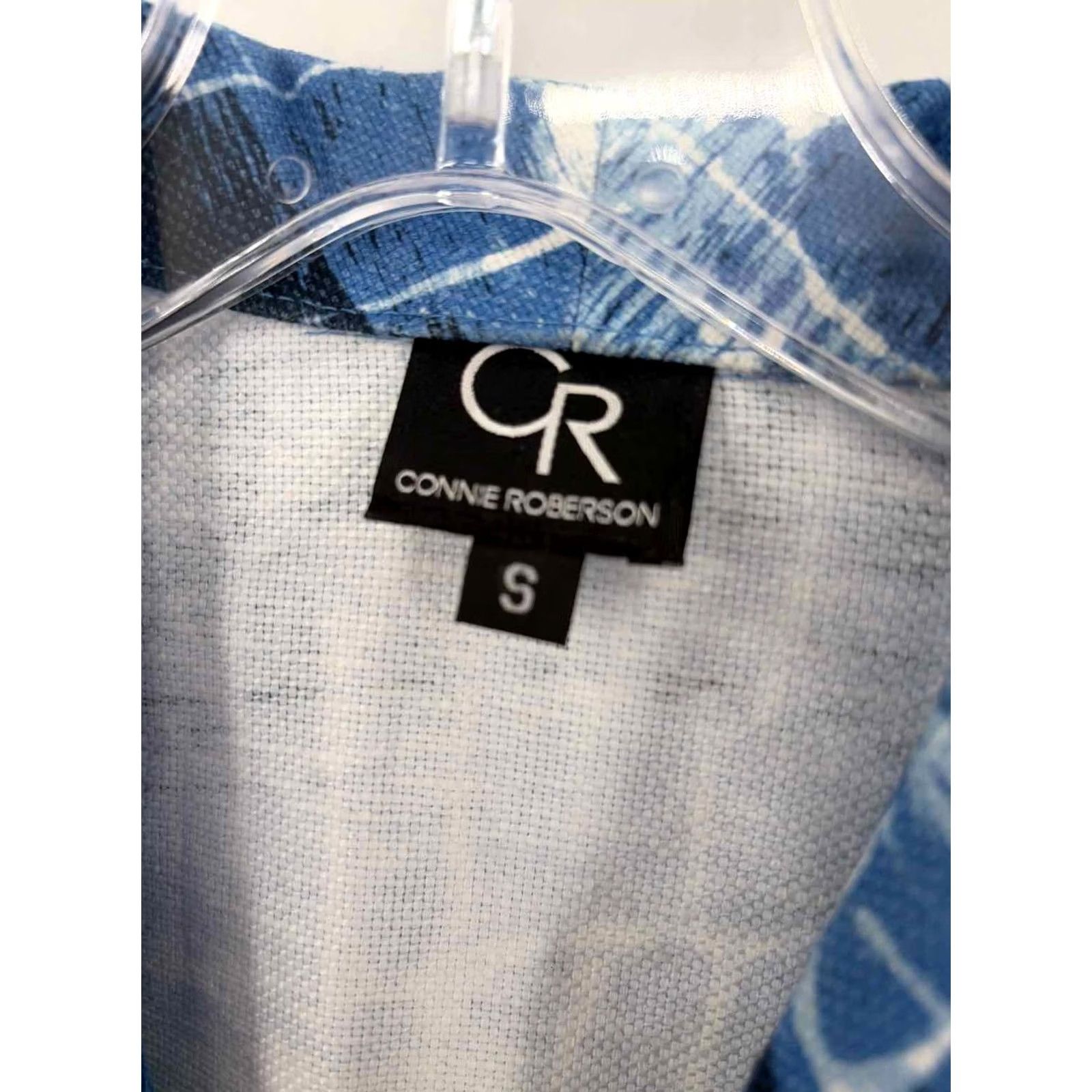 Vintage Connie Roberson Blue Small Open Jacket - Pre-Owned, Regular Size, US-Brand, Size Small, Blue Size S / US 4 / IT 40 - 2 Thumbnail