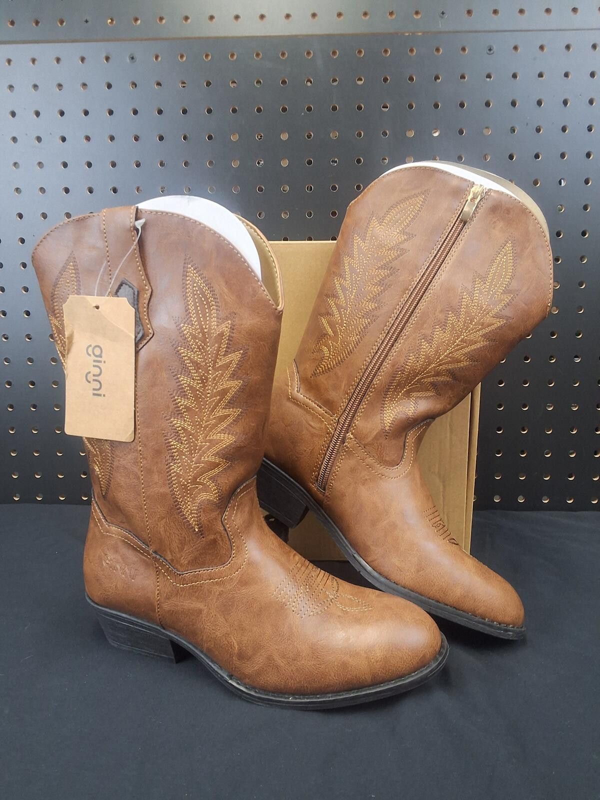 Gianni Valentino Ginni Girls Cowboy Boots Little Big Kids Brown New Size 6 Size ONE SIZE - 1 Thumbnail