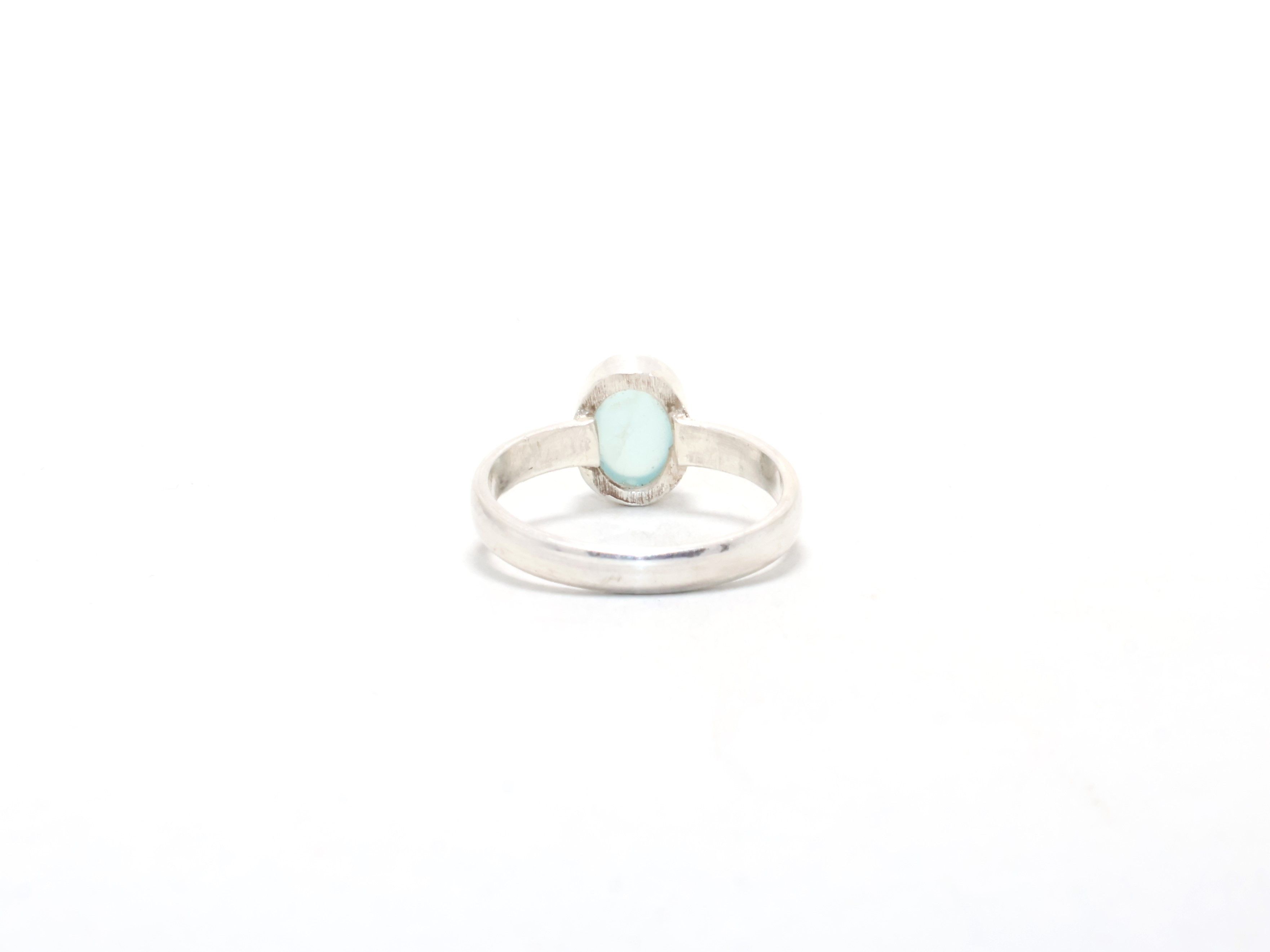 Handmade Aqua Chalcedony Ring, Handmade Ring, Gift For Her, Rings Size ONE SIZE - 5 Thumbnail