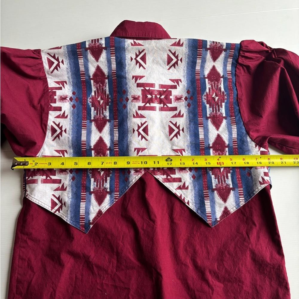 Designer Vintage Le Pure Sang Button-Up Western Shirt Size L / US 10 / IT 46 - 8 Thumbnail