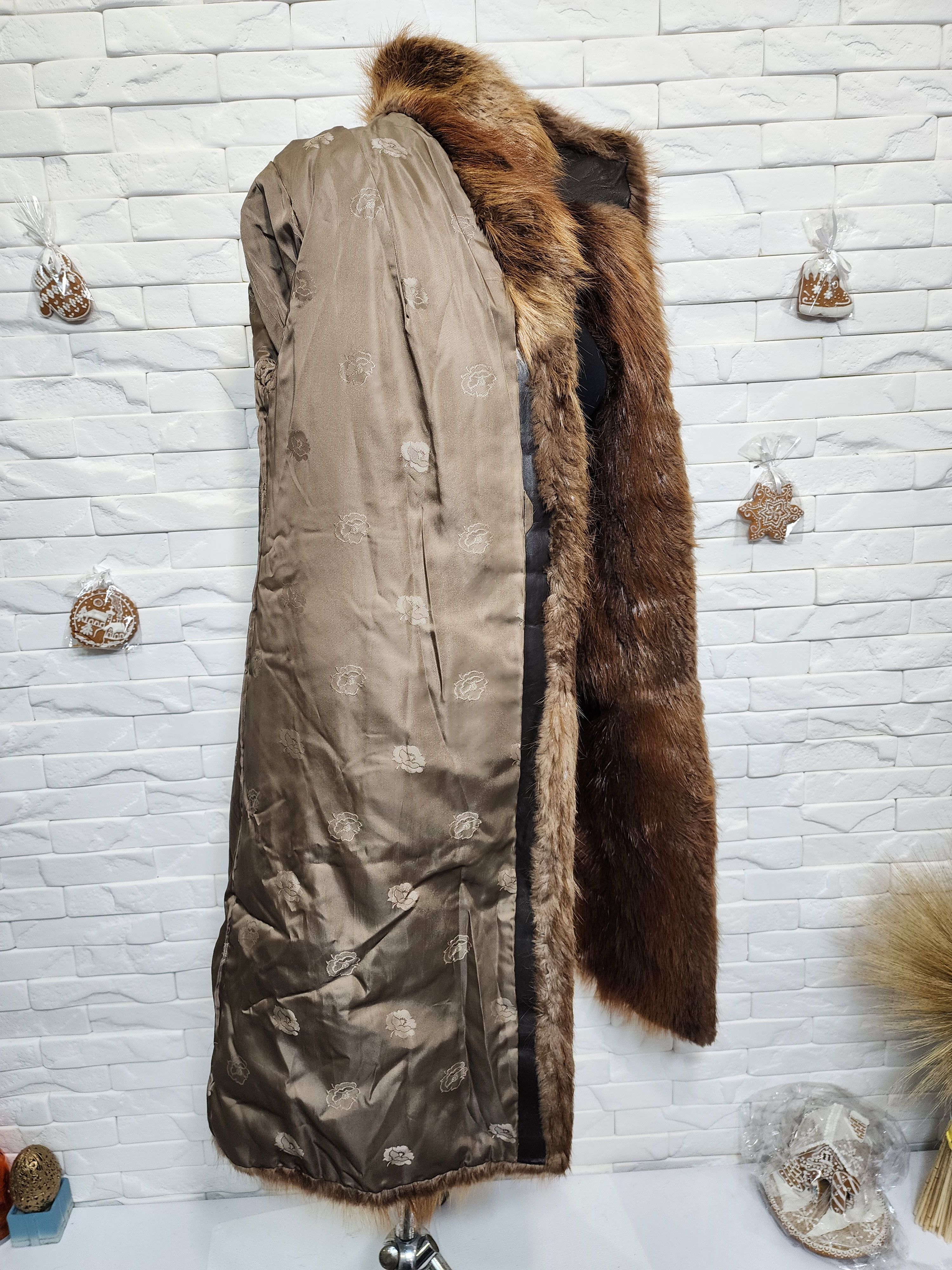 Uniqlo Brown Fur Coat - Women's Vintage Fur Size M / US 6-8 / IT 42-44 - 7 Thumbnail