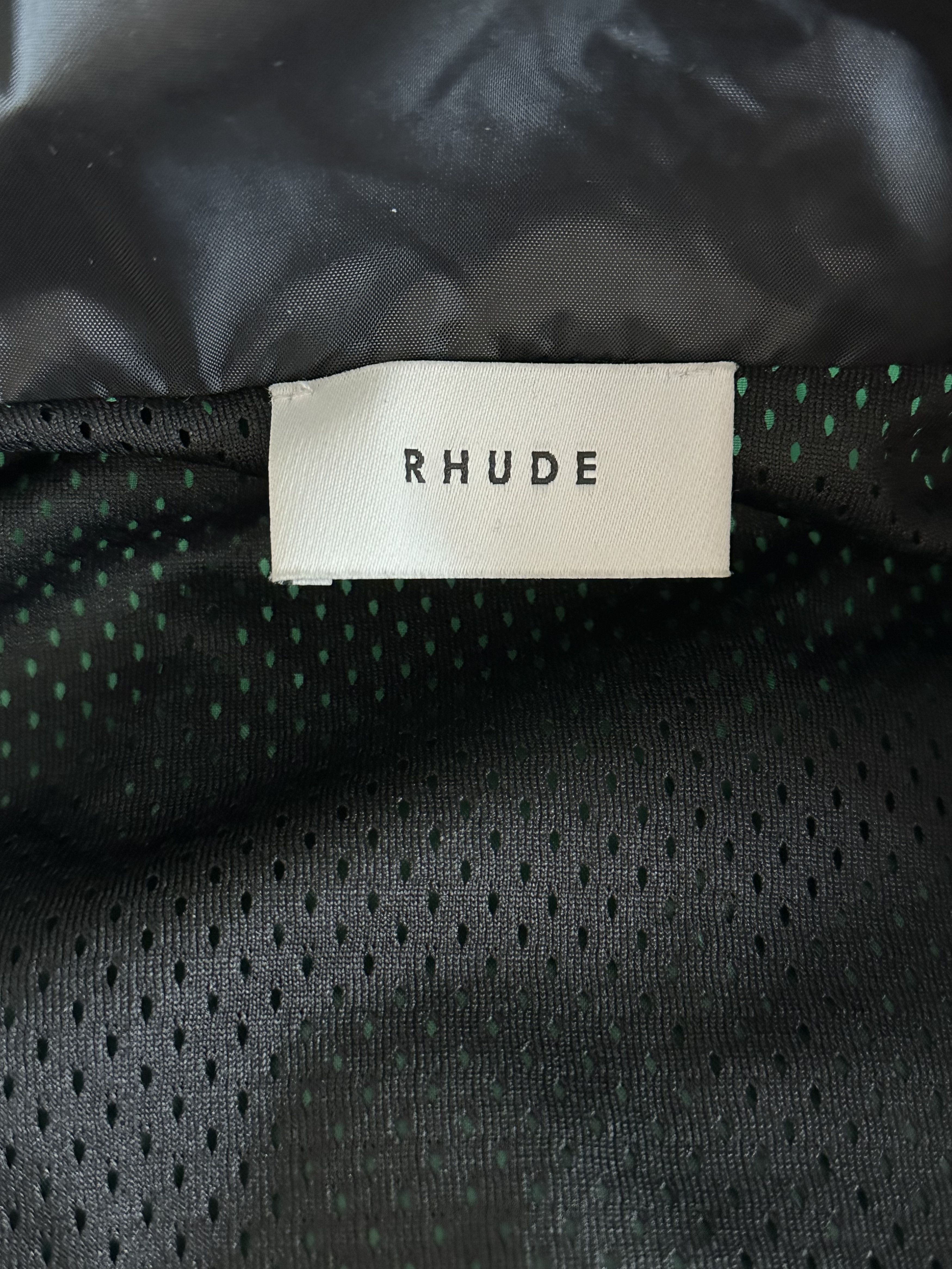 Rhude Rhude Black & Green Logo Windbreaker Size US XS / EU 42 / 0 - 3 Thumbnail