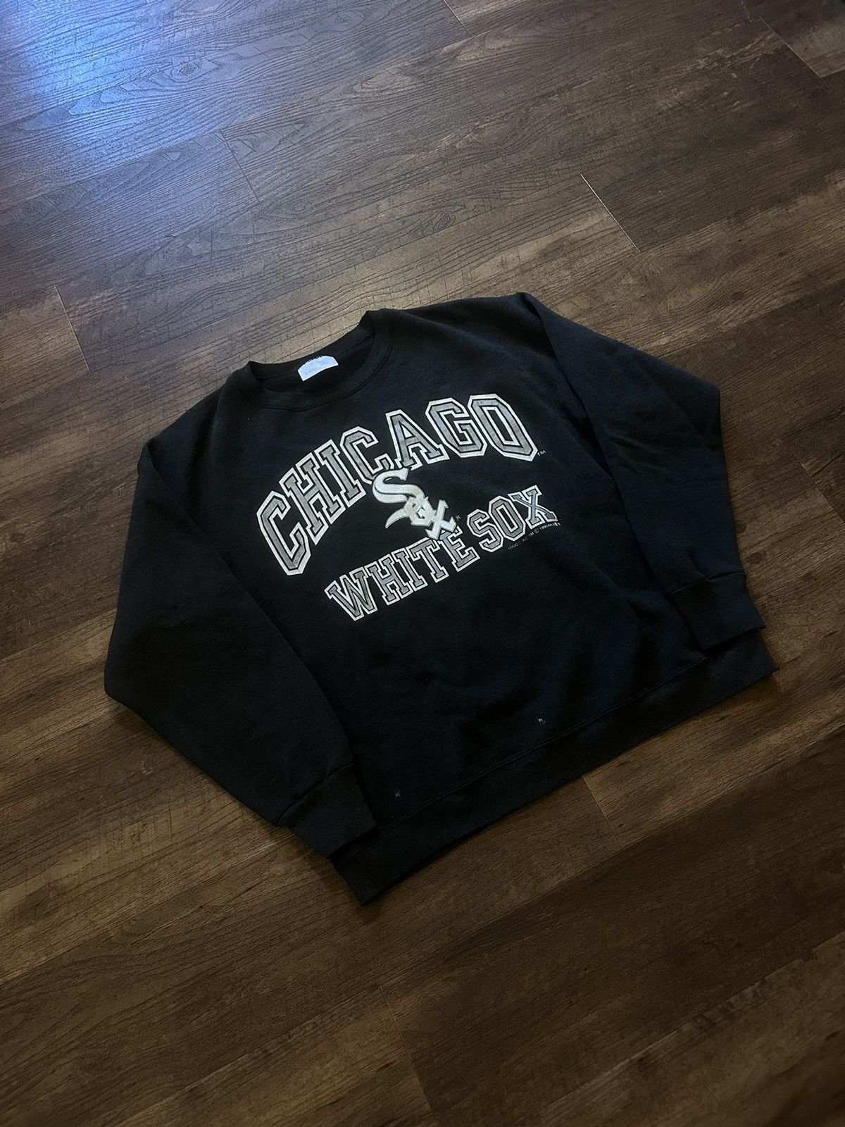 Vintage Chicago White Socks Crewneck Size US XL / EU 56 / 4 - 7 Thumbnail