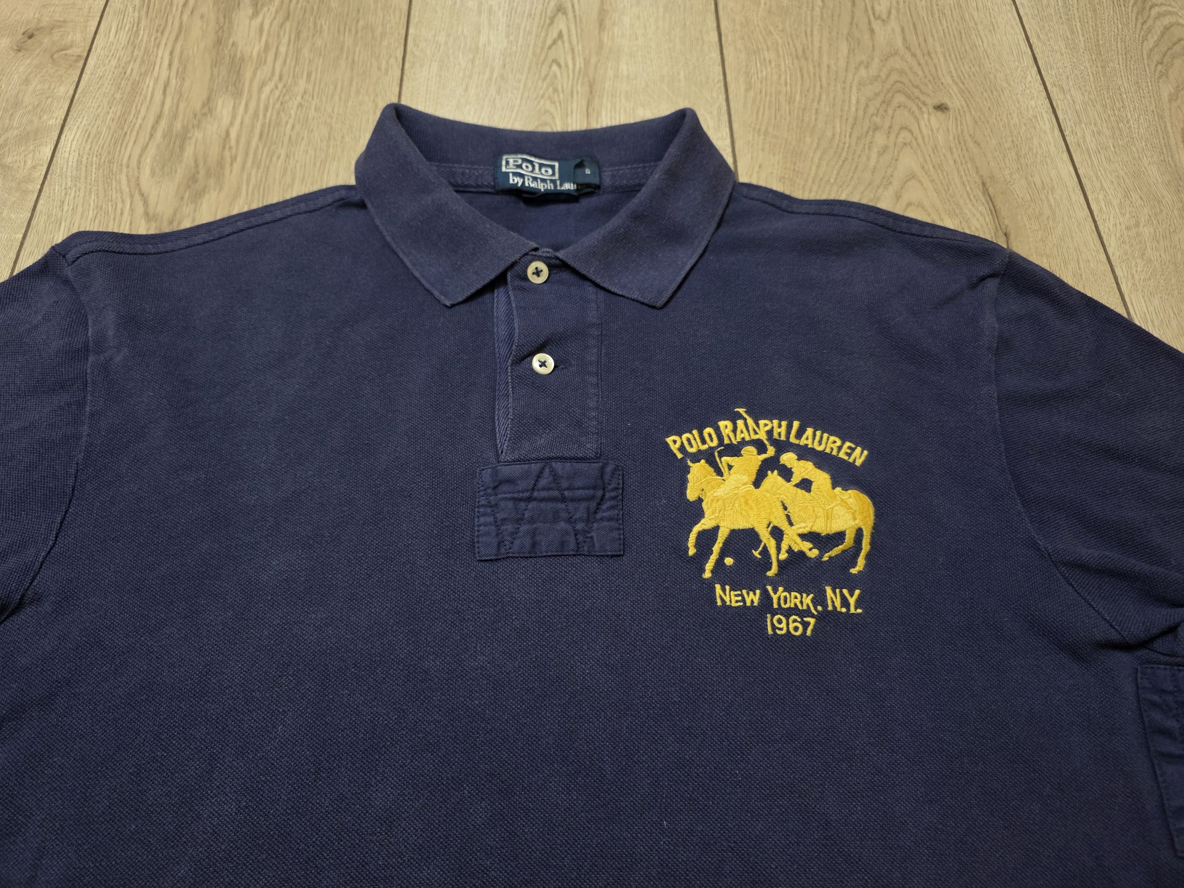 Polo Ralph Lauren VINTAGE POLO RALPH LAUREN RARE NEW YORK 90s POLO SHIRT Size US L / EU 52-54 / 3 - 3 Thumbnail