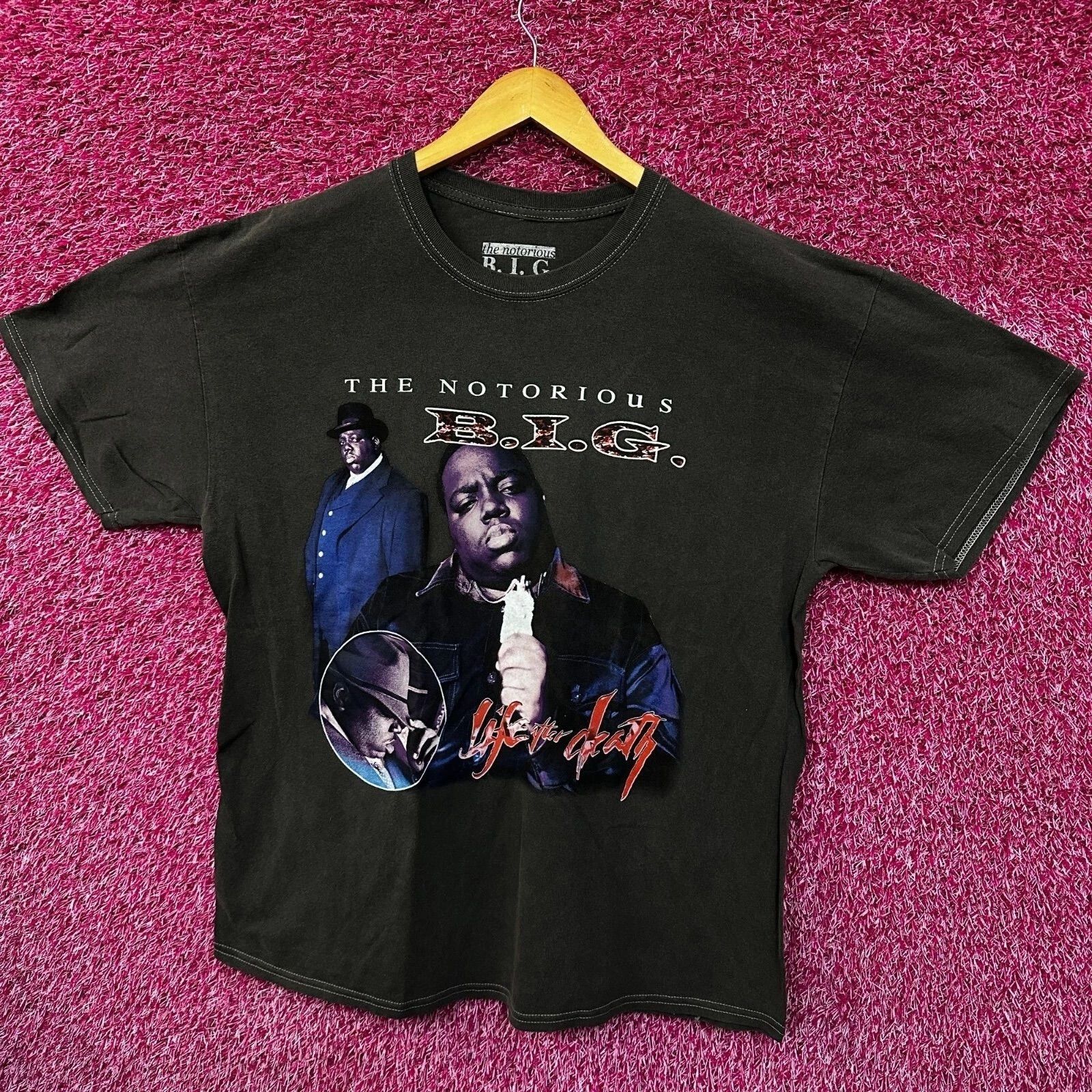 Rap Tees Notorious BIG Life After Death Rap Tshirt size Large Size US L / EU 52-54 / 3 - 1 Thumbnail
