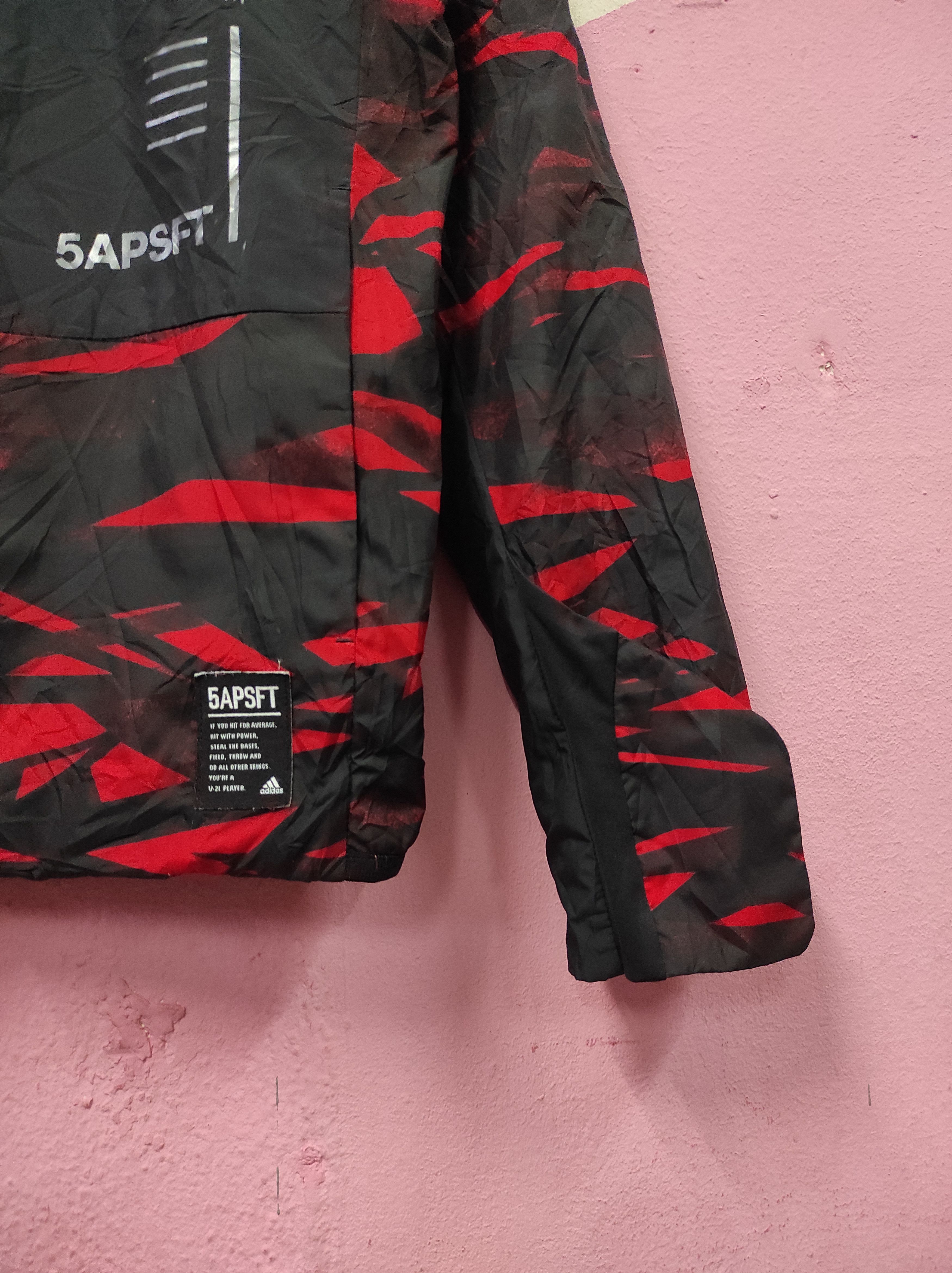 Adidas ADIDAS 5APSFT THREE STRIPES CAMOUFLAGE LIGHT JACKET HOODED Size US M / EU 48-50 / 2 - 6 Thumbnail