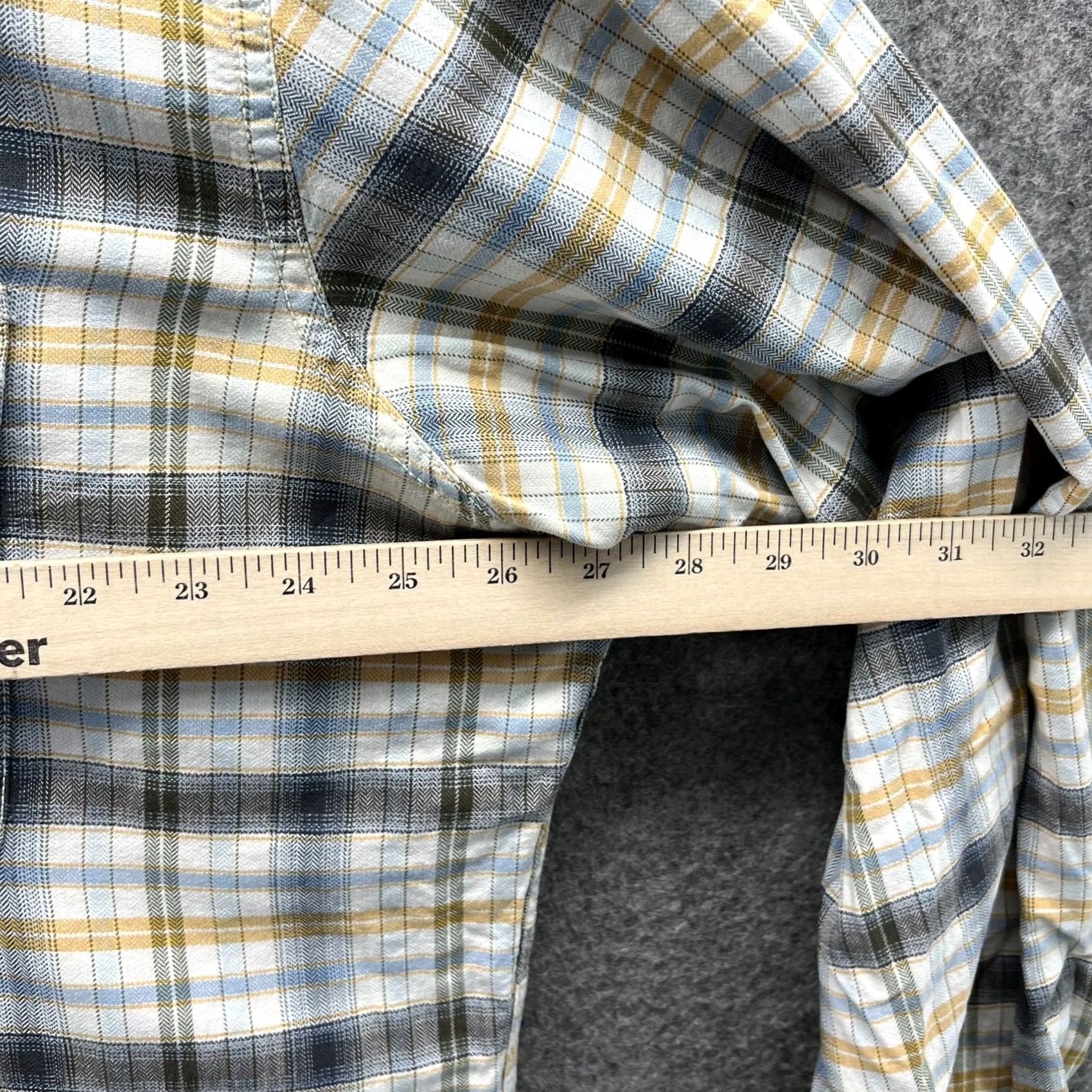 Eddie Bauer Eddie Bauer Shirt Men XLT Beige Yellow Casual Button Down Plaid Preppy Vintage Size US XL / EU 56 / 4 - 7 Thumbnail