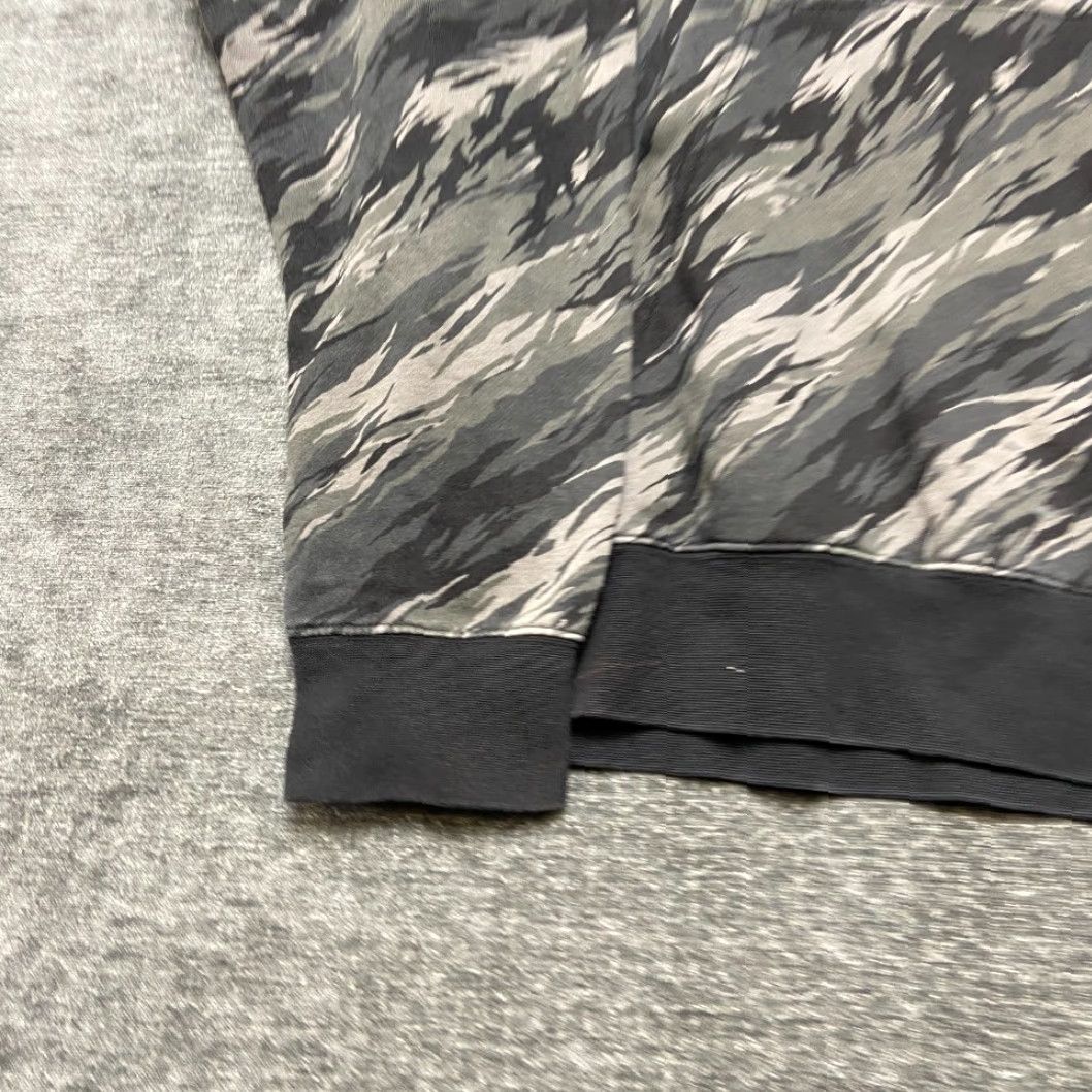 Nike Nike Hoodie Mens XL Black Gray Camo Logo Fleece Lined Kangaroo Pockets Winter Size US XL / EU 56 / 4 - 2 Thumbnail