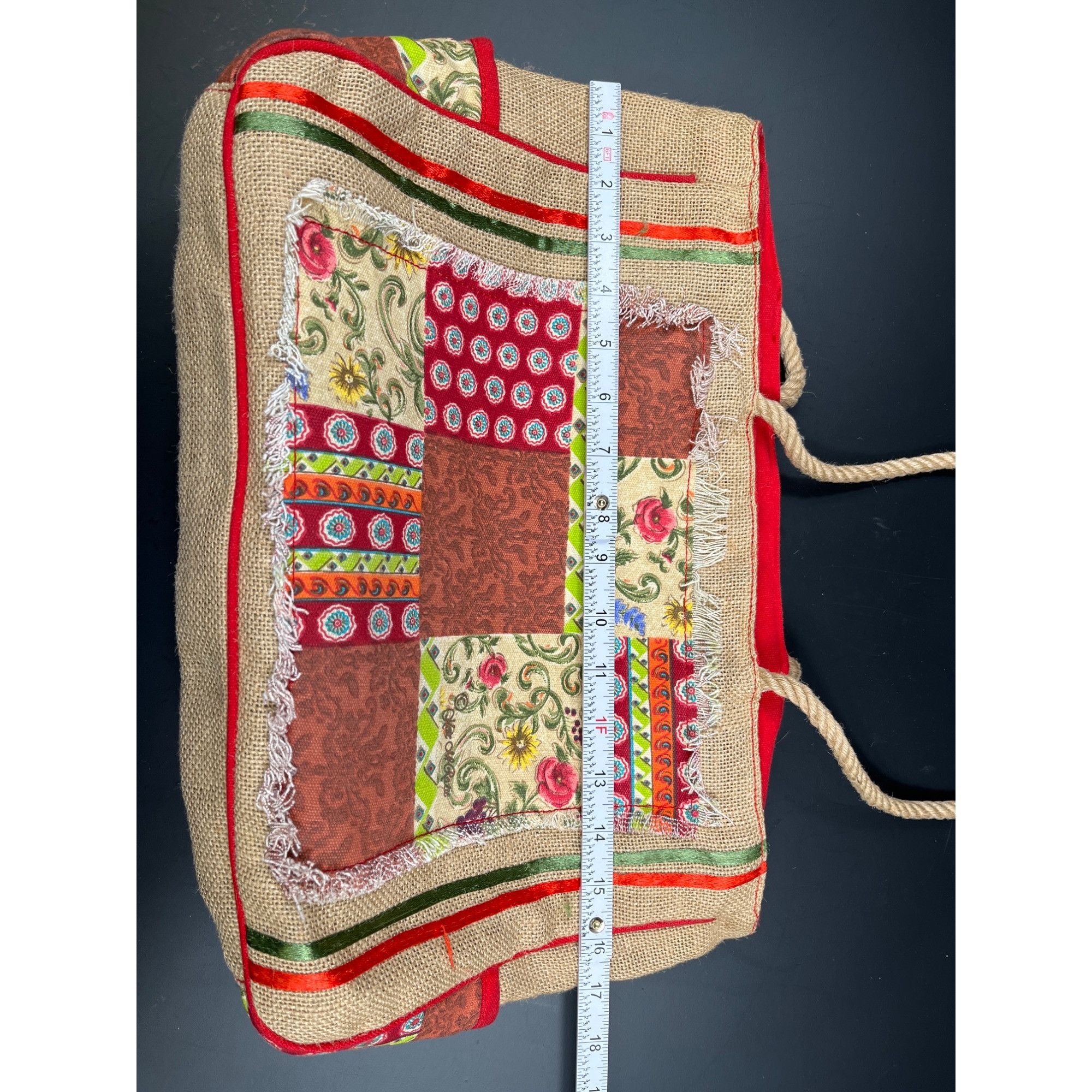 Designer Kate McRostie SKU 7757 HoBo Patchwork Tote Bag purse Size ONE SIZE - 11 Thumbnail